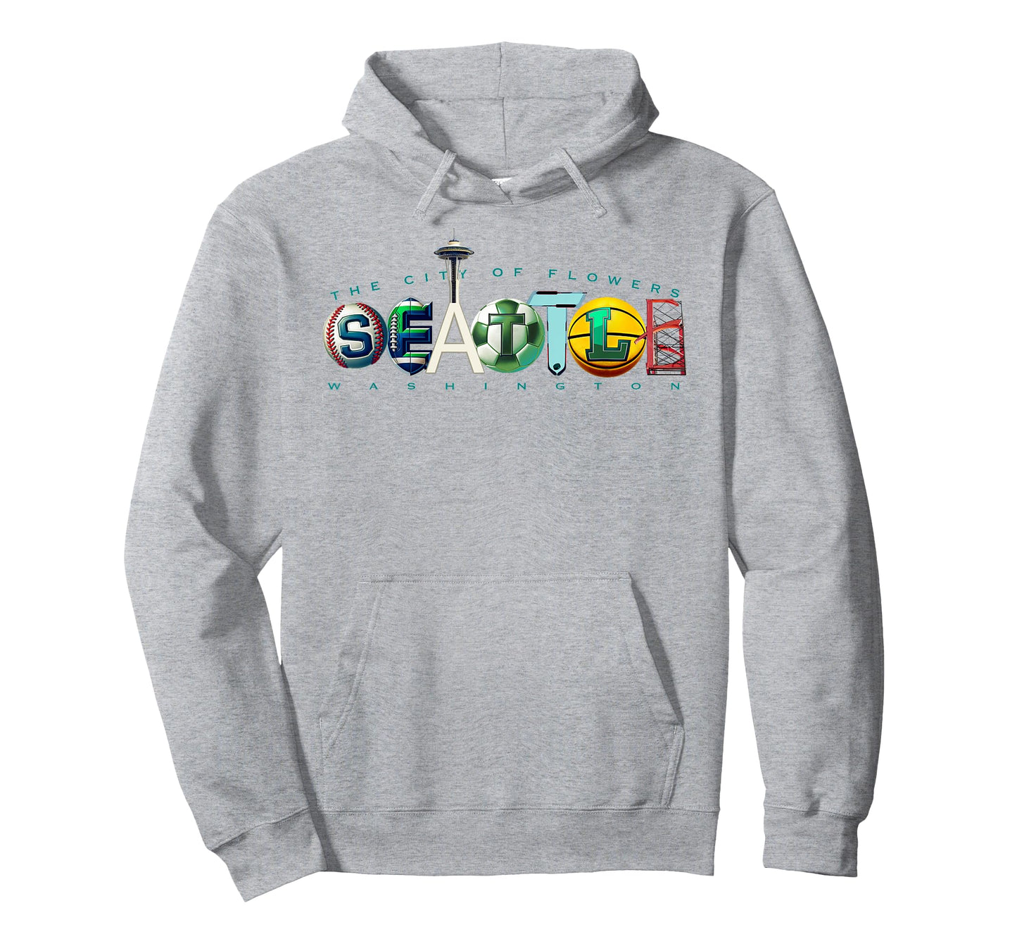 Seattle Team Fan The City Of Flowers And Washington Proud T-Shirt
