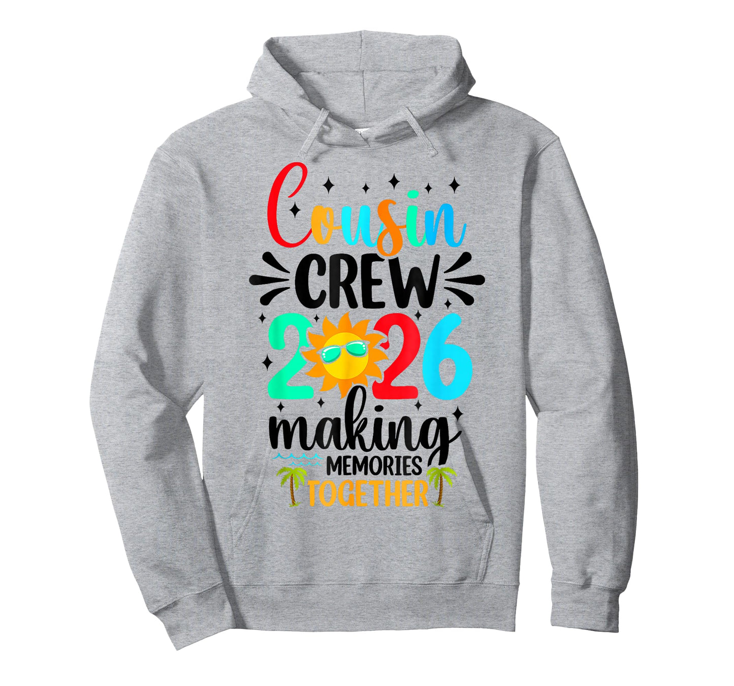 Cousin Crew 2026 Summer Vacation Beach Family Trips Matching T-Shirt