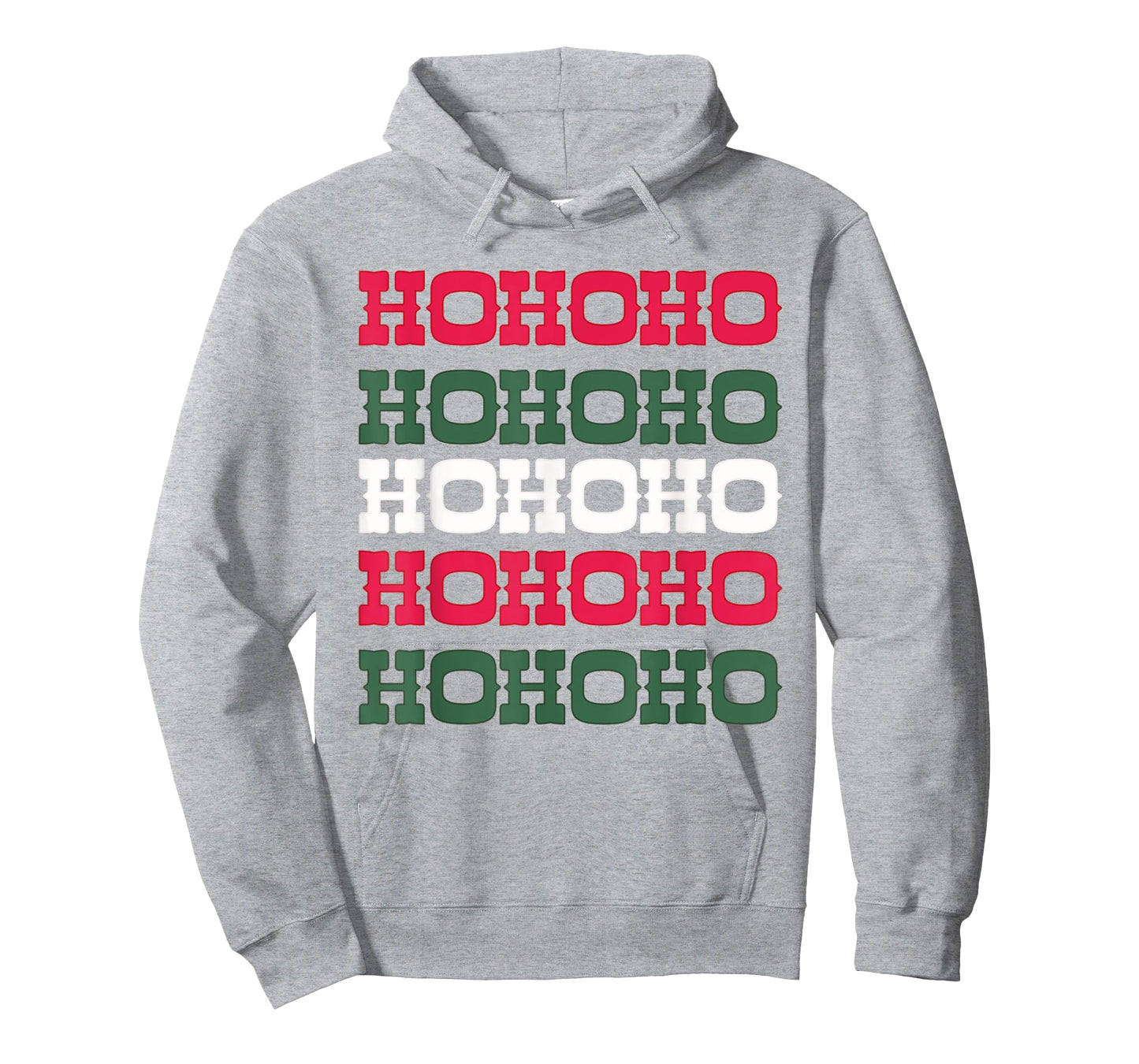 Western Aesthetic Christmas Red White Green Hohoho T-Shirt