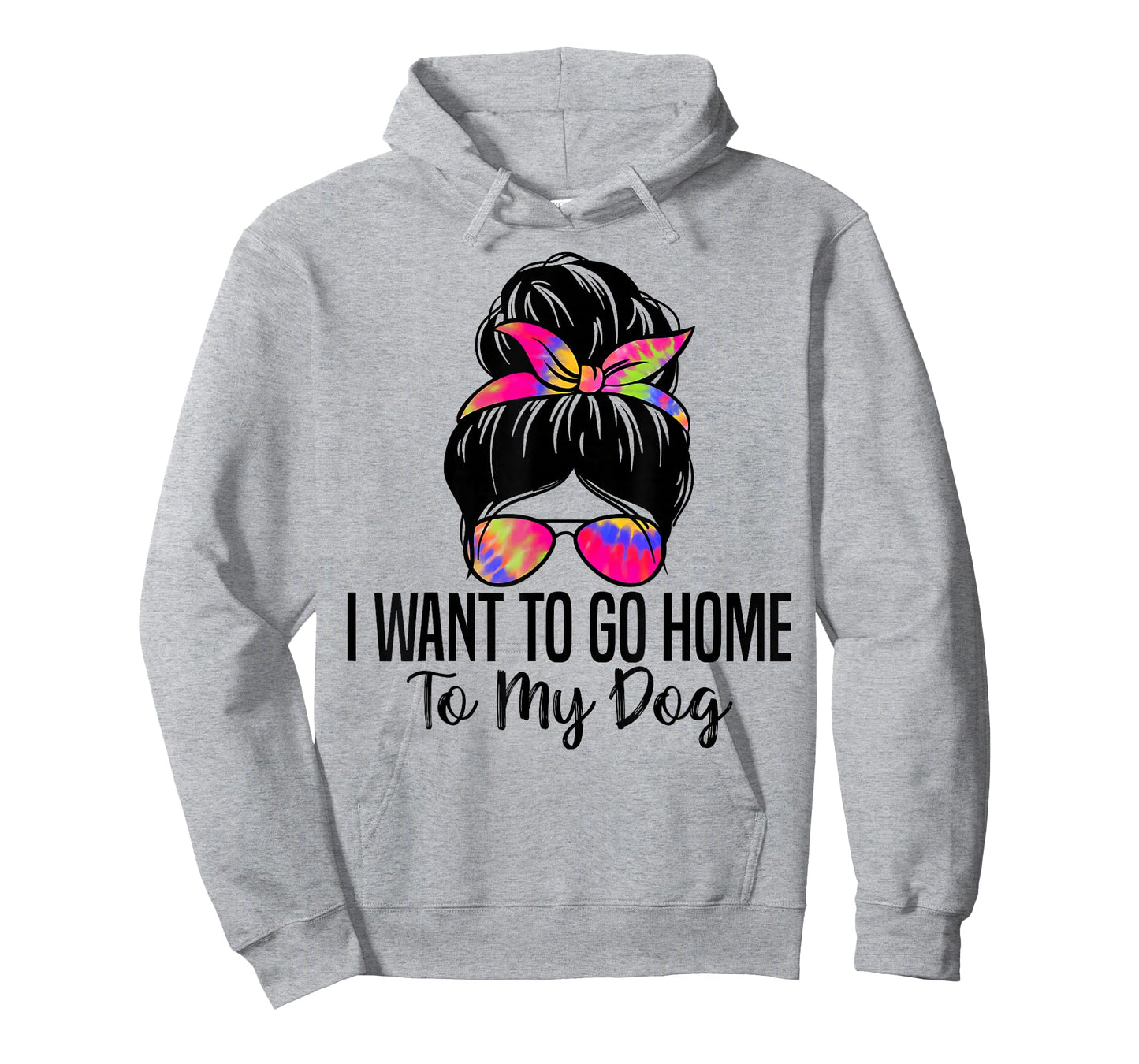 I Want to Go Home to My Dog Funny Dogs Lover Quote T-Shirt