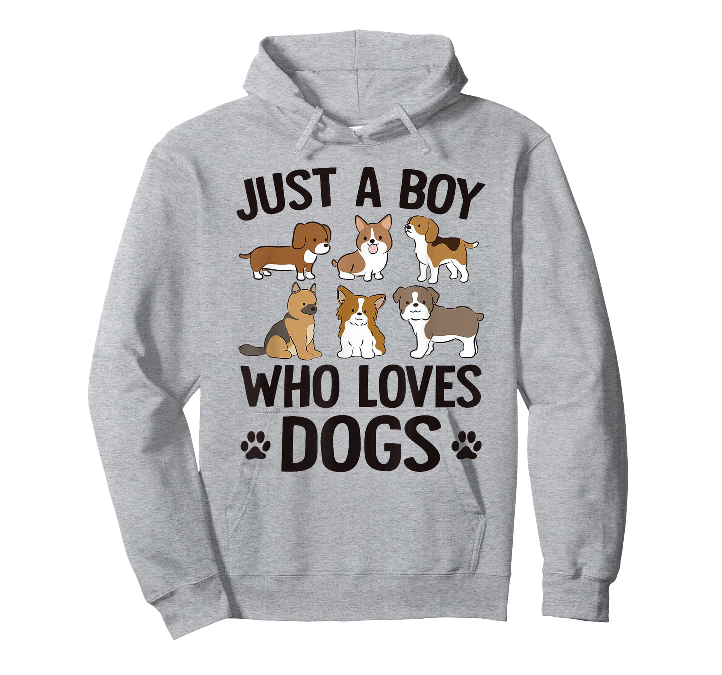 Just A Boy Who Loves Dogs Boys Toddler Puppy Dog Lover T-Shirt