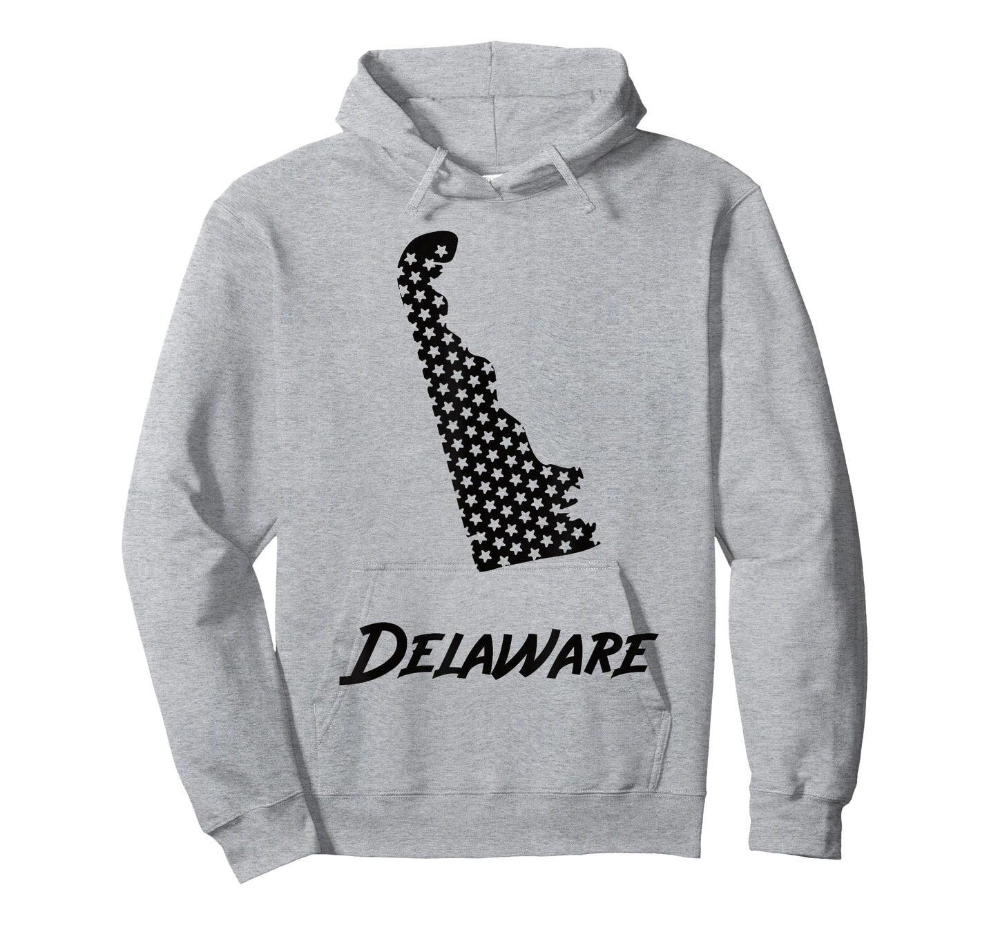 Delaware USA State Outline Stars Vintage Retro Design T-Shirt