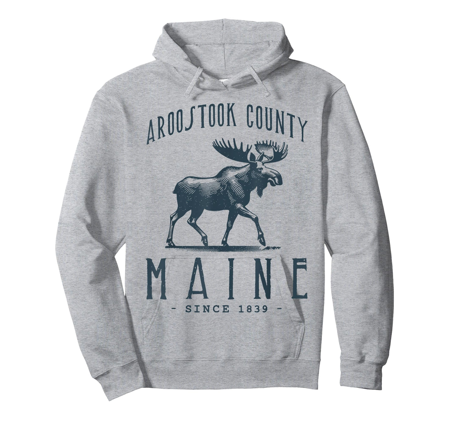 AROOSTOOK COUNTY, MAINE. MOOSE VINTAGE DESIGN T-Shirt