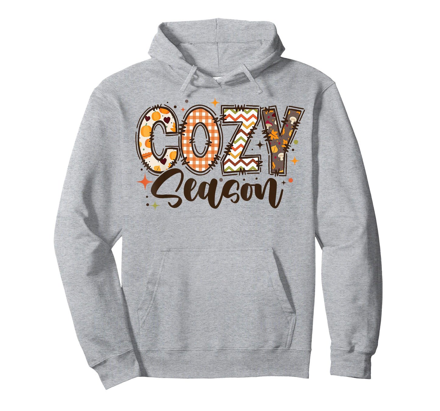 Cozy Season Pumpkin Autumn Fall Y'all Leaves Thanksgiving T-Shirt