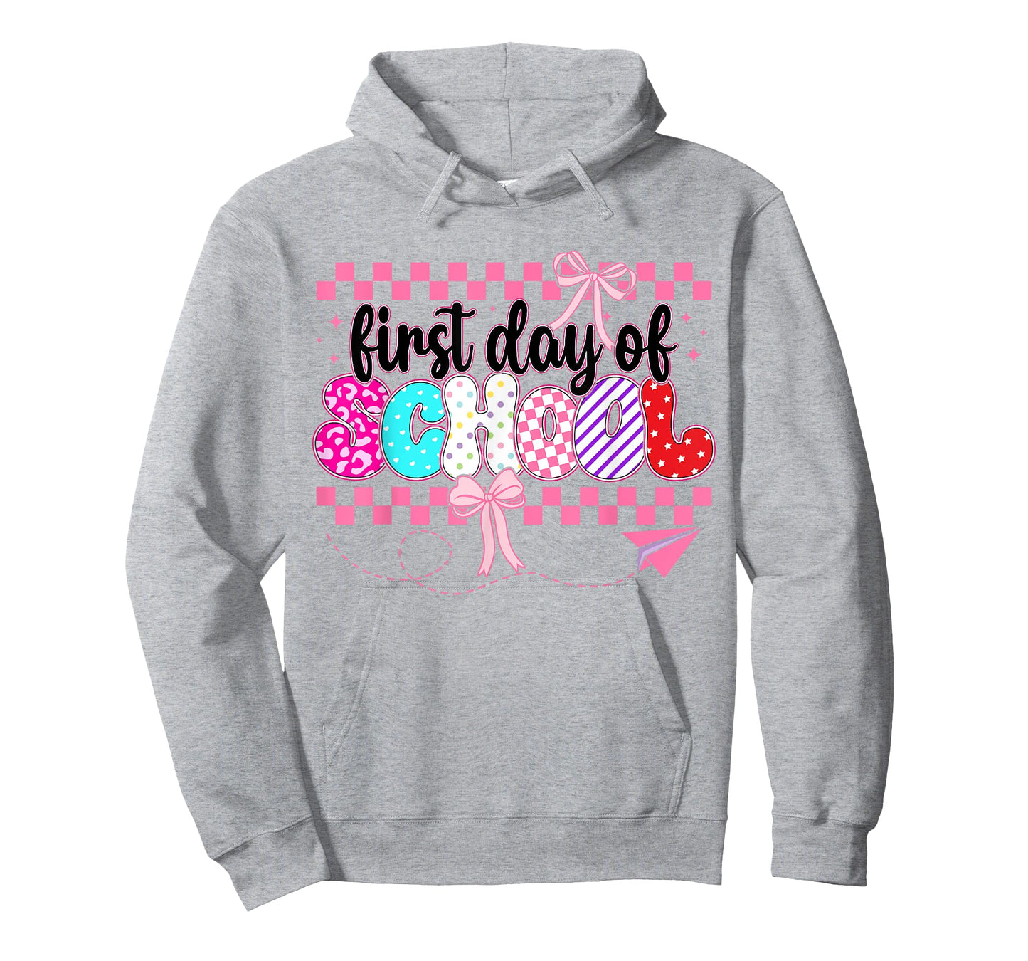 Happy First Day Of School Coquette Bow Back To School Preppy T-Shirt