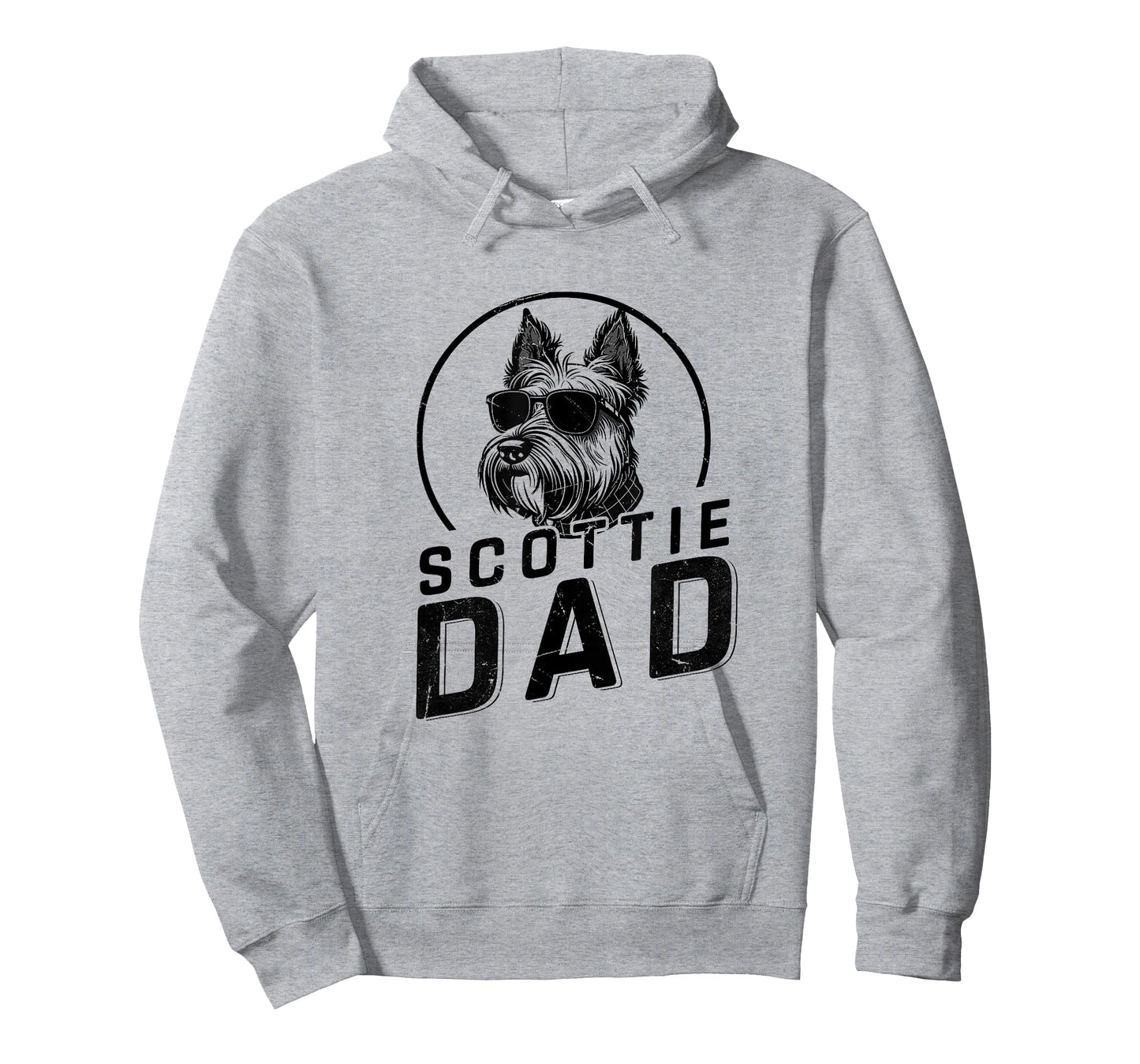 Scottie Dad Dog Owner Gifts for Men Funny Dog Dad Christmas T-Shirt