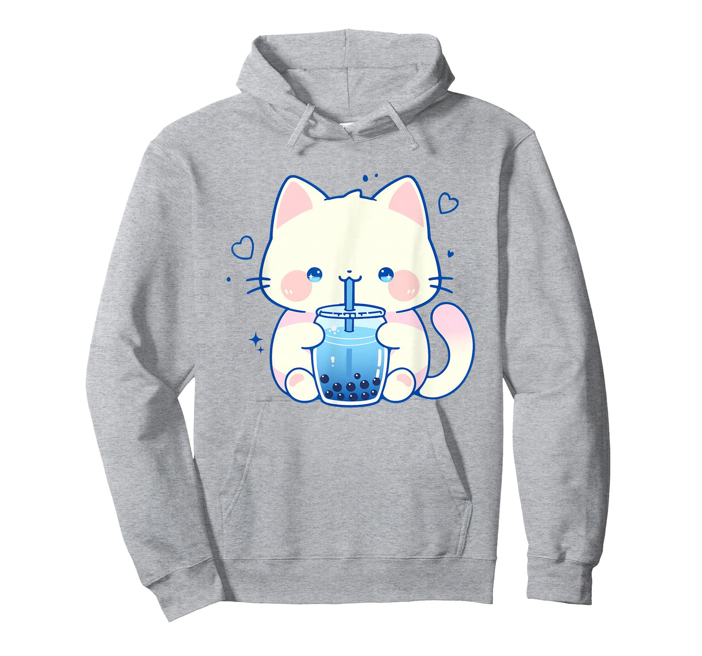 Kawaii Cat Boba Japanese cute aesthetic Anime Girls Teens T-Shirt
