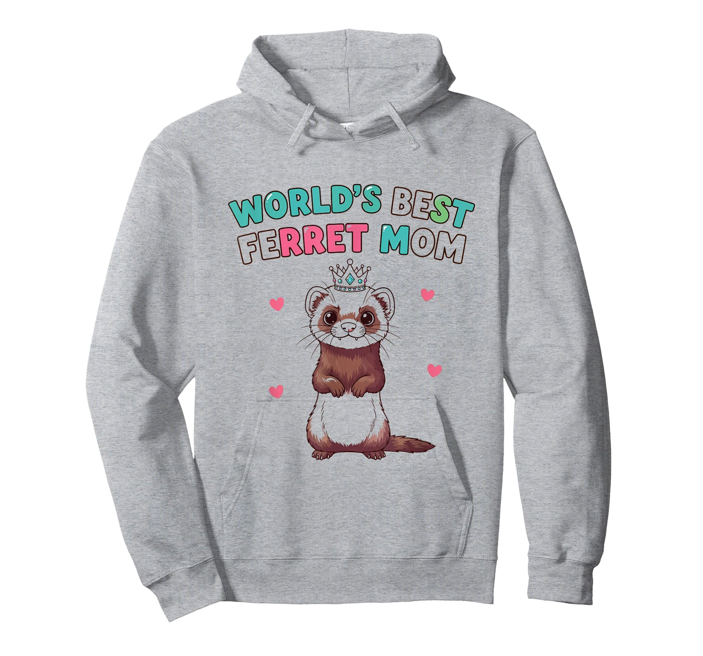 Best Ferret Mom Funny Animal Lover Cute Pet Owner for Women T-Shirt
