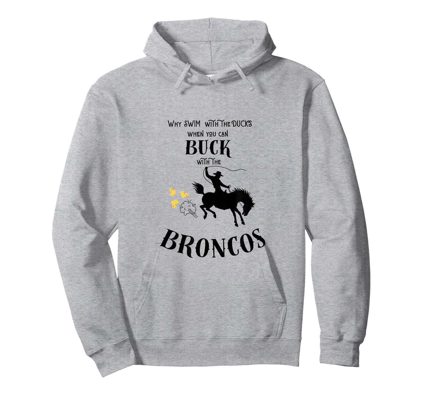 Bronco Driver's Bucking Duck Funny T-Shirt