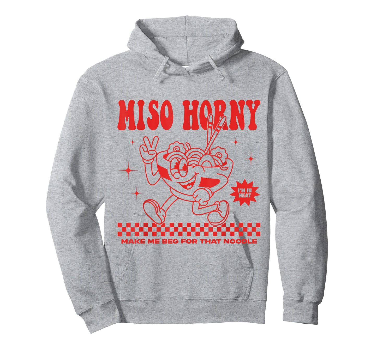 Miso Horny Ramen Graphic Funny Japanese Noodle T-Shirt
