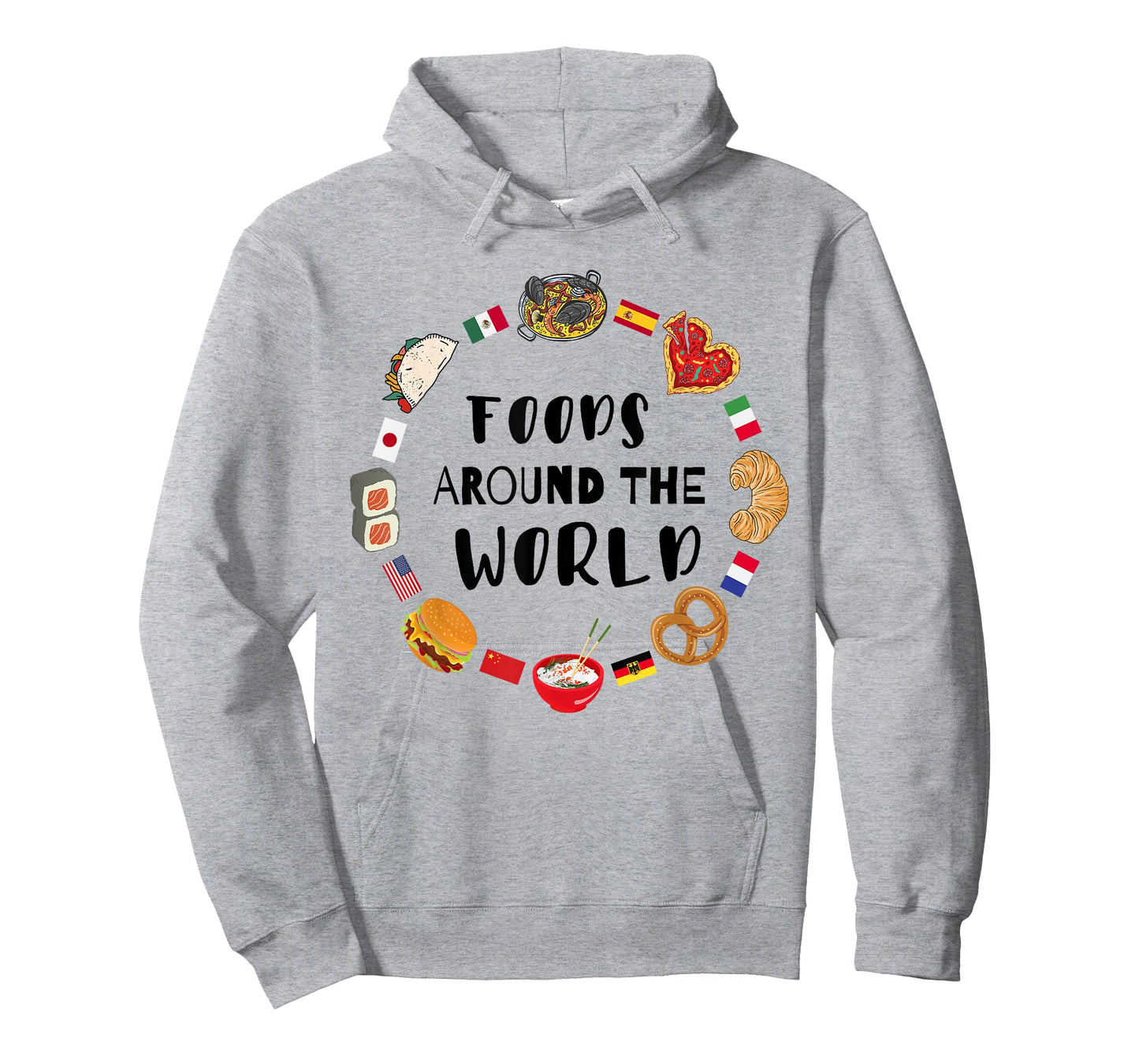 Foods around the world, Eating international dishes T-Shirt