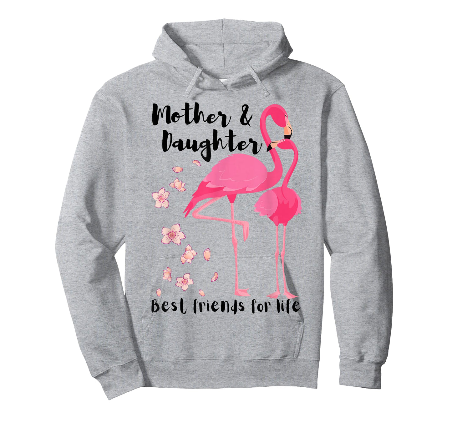 Mother And Daughter Best Friends For Life Pink Flamingo Mom T-Shirt