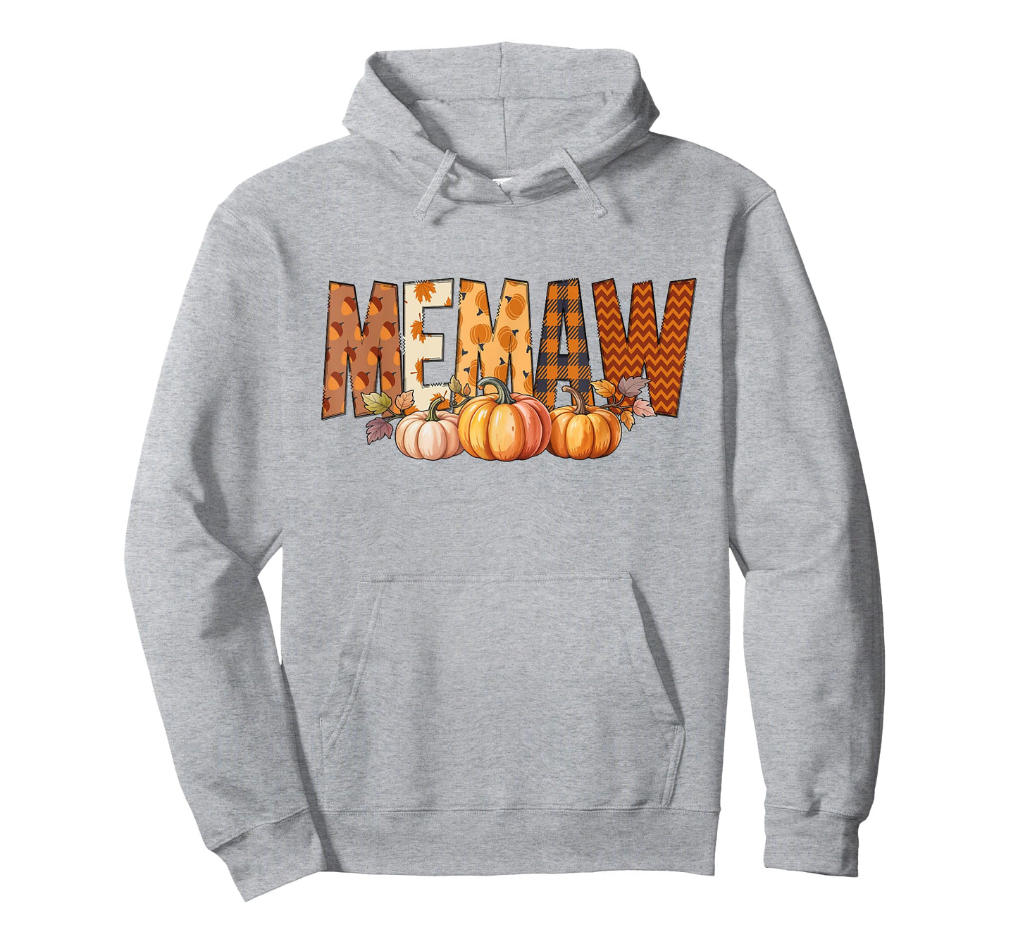 Memaw Pumpkin Fall Family Traditions Women T-Shirt