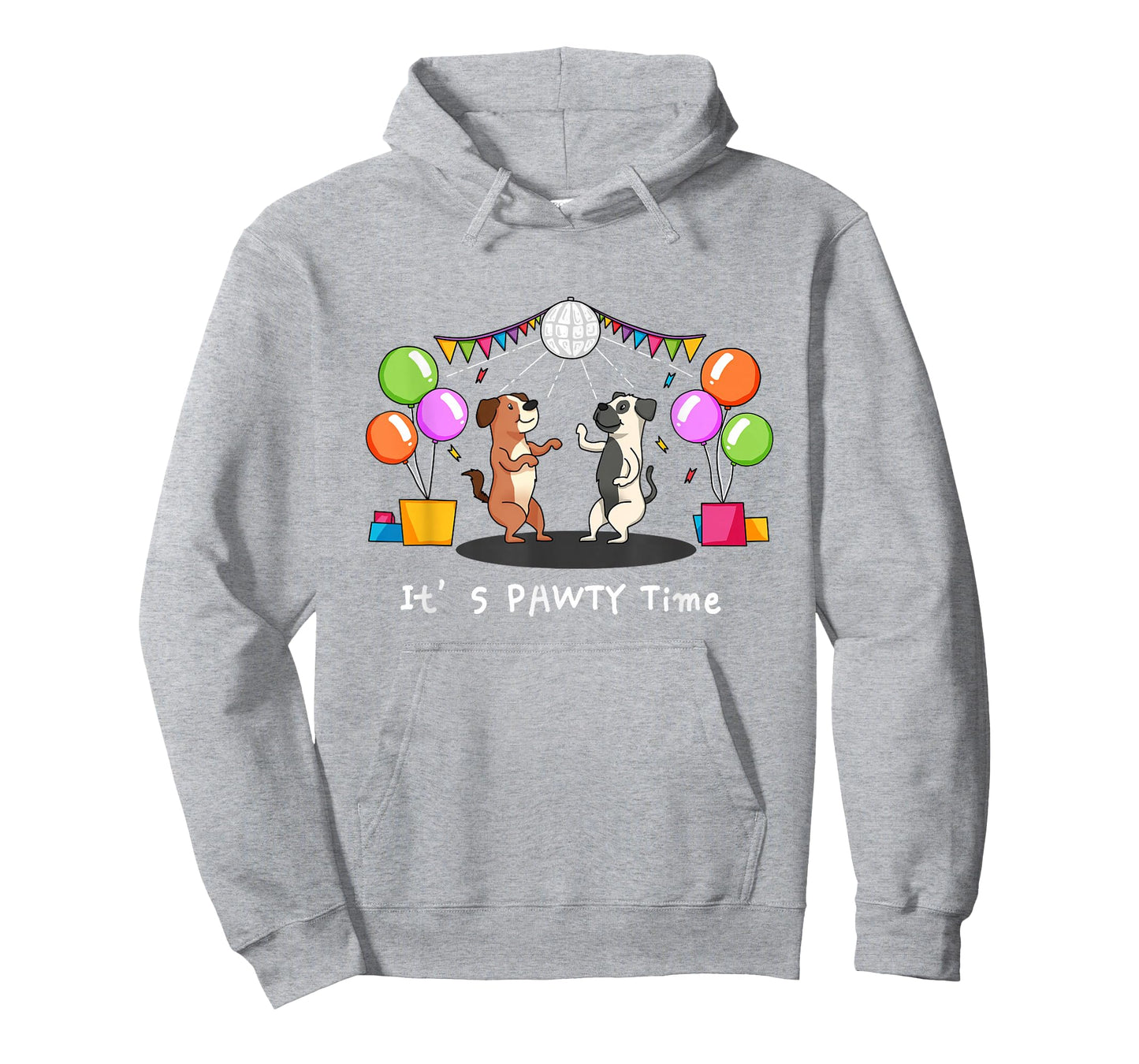 It's Pawty Time - Funny Dog Party Pun T-Shirt T-Shirt