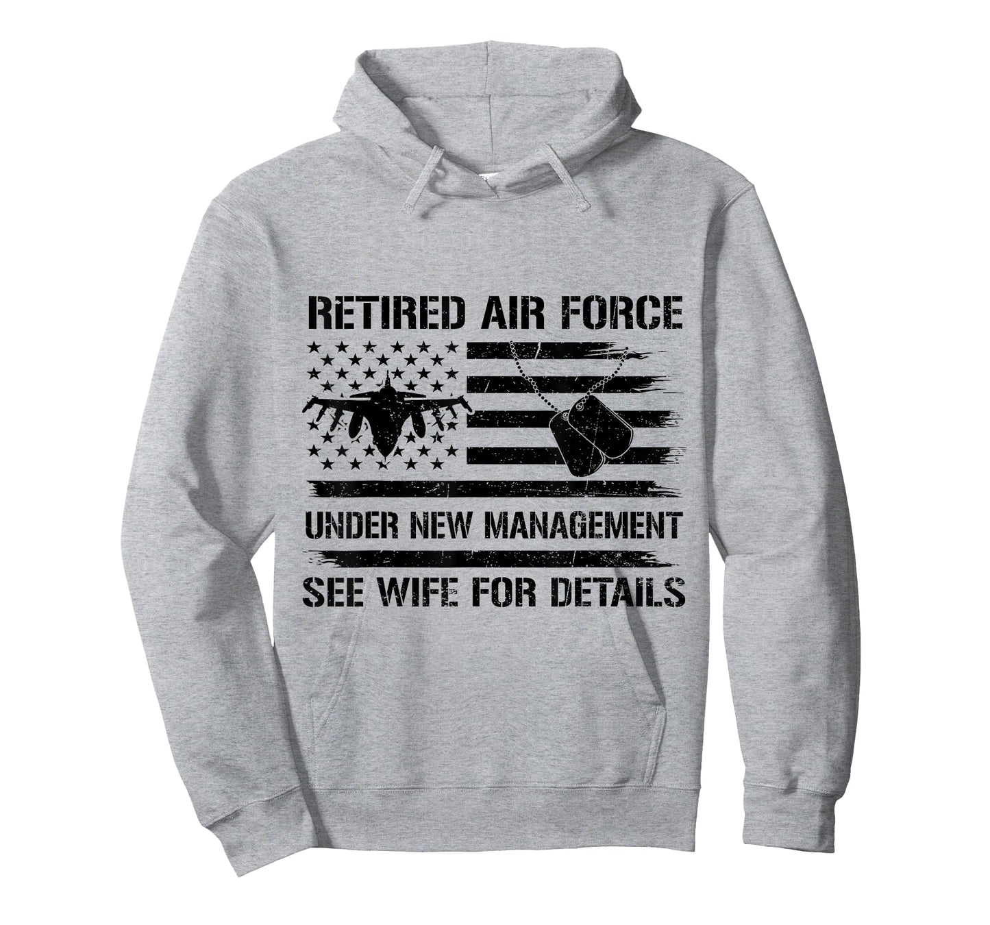 Funny Retired Air Force Veteran See Wife for Details USAF T-Shirt