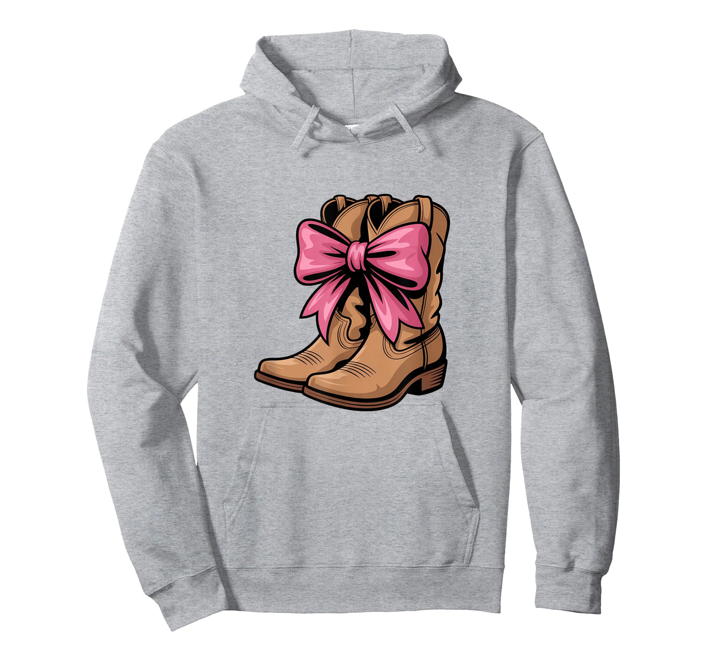 Cowboy Cowgirl Country Boots Pink Bow Kids Sweet T-Shirt