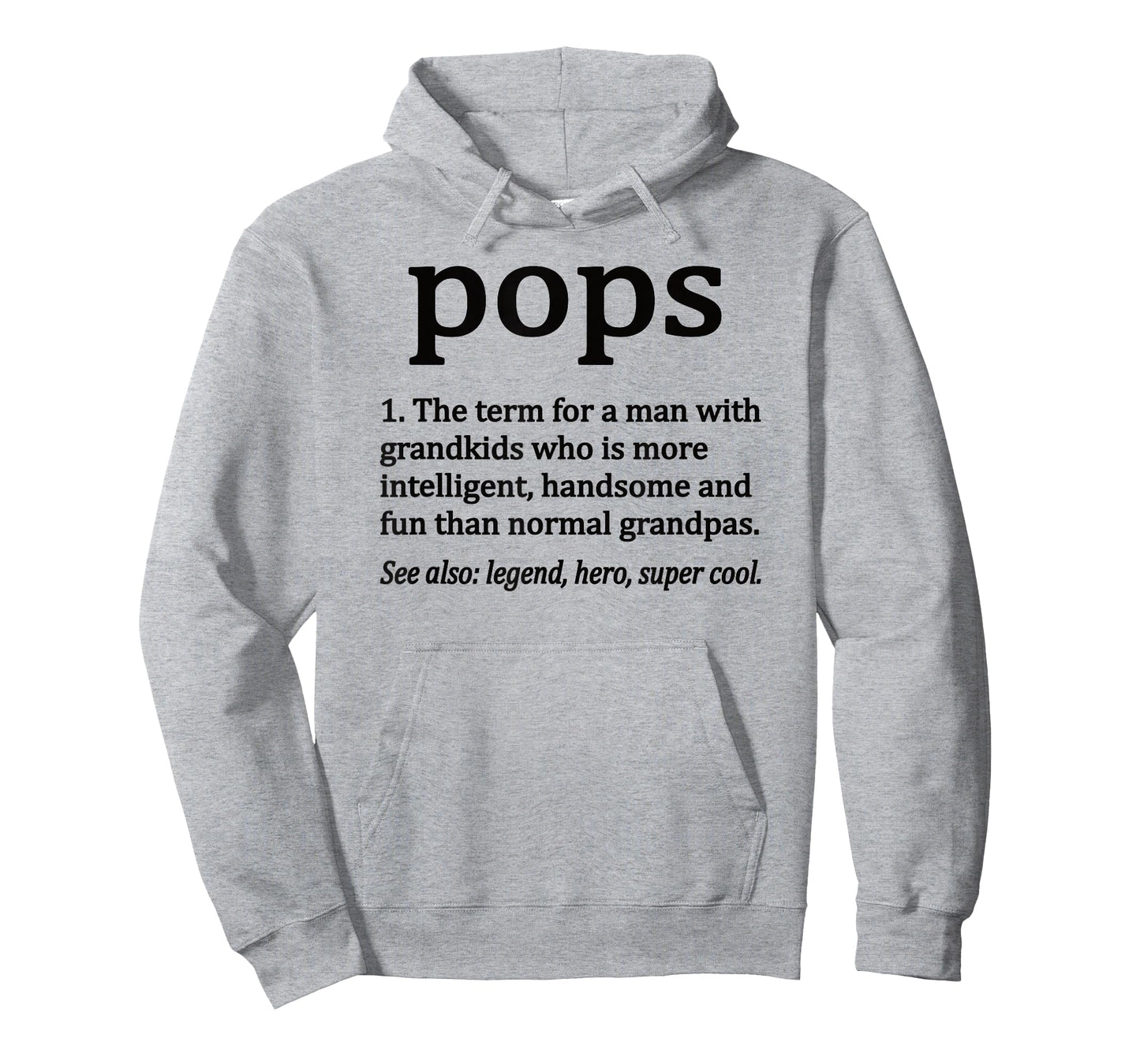 Pops Definition Funny Pops Grandpa T-Shirt