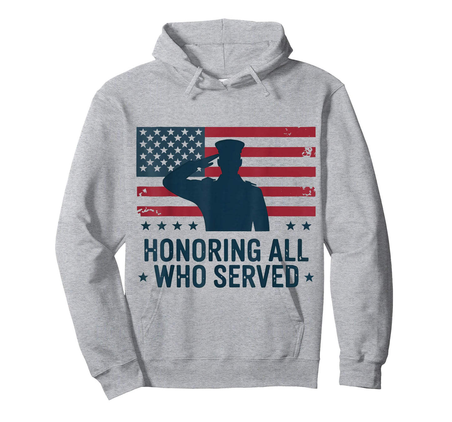 Honoring All Who Served Veterans Day Patriotic Soldier US T-Shirt