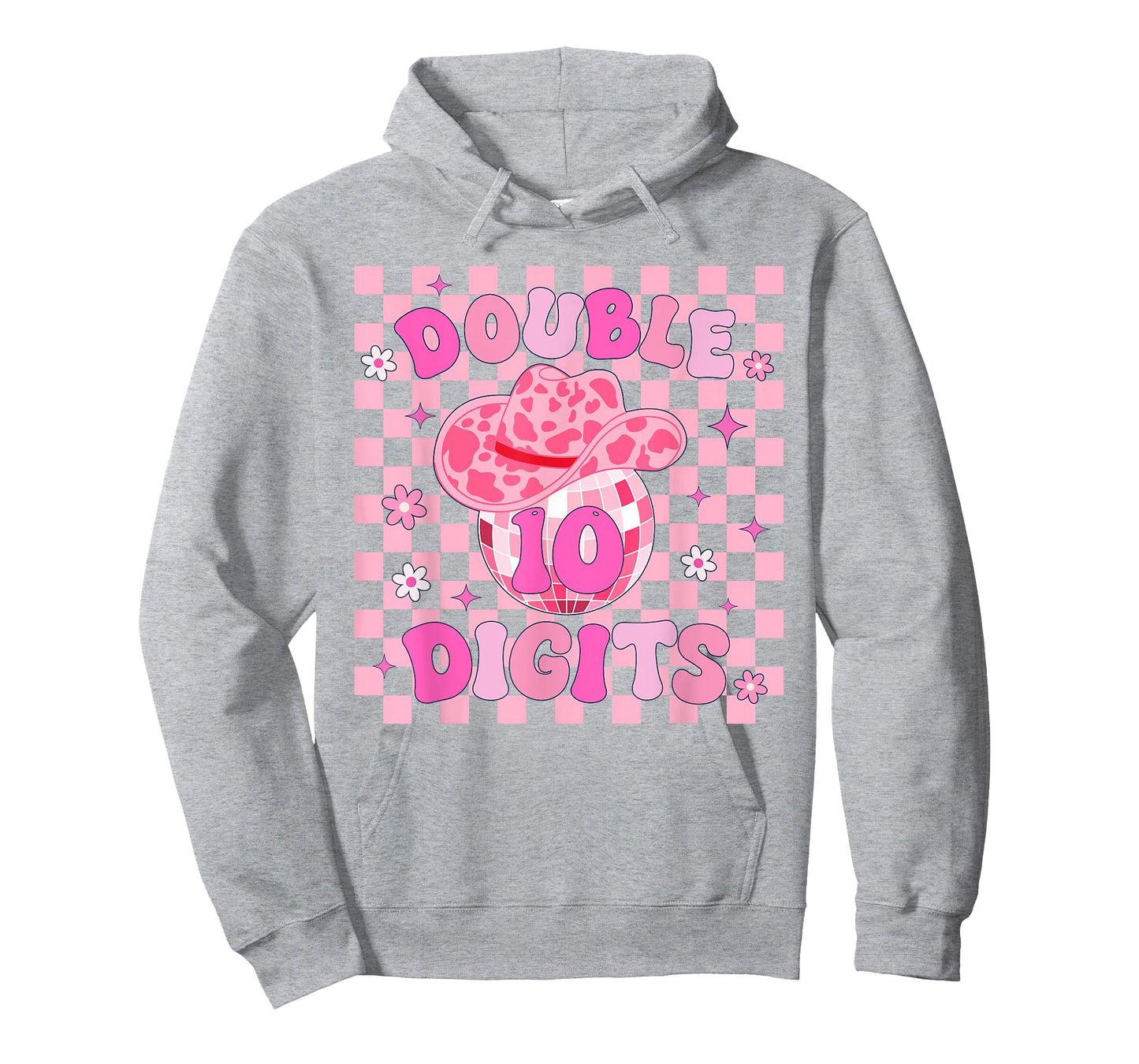 10 Double Digits 10th Birthday Rodeo Cowgirl 10 Year Old T-Shirt