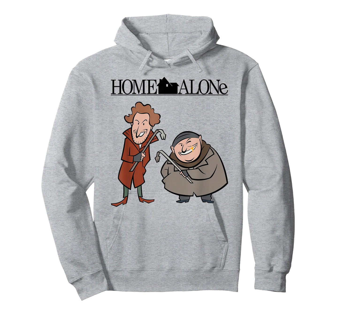 Home Alone Christmas Funny Cartoon Style Bandits T-Shirt