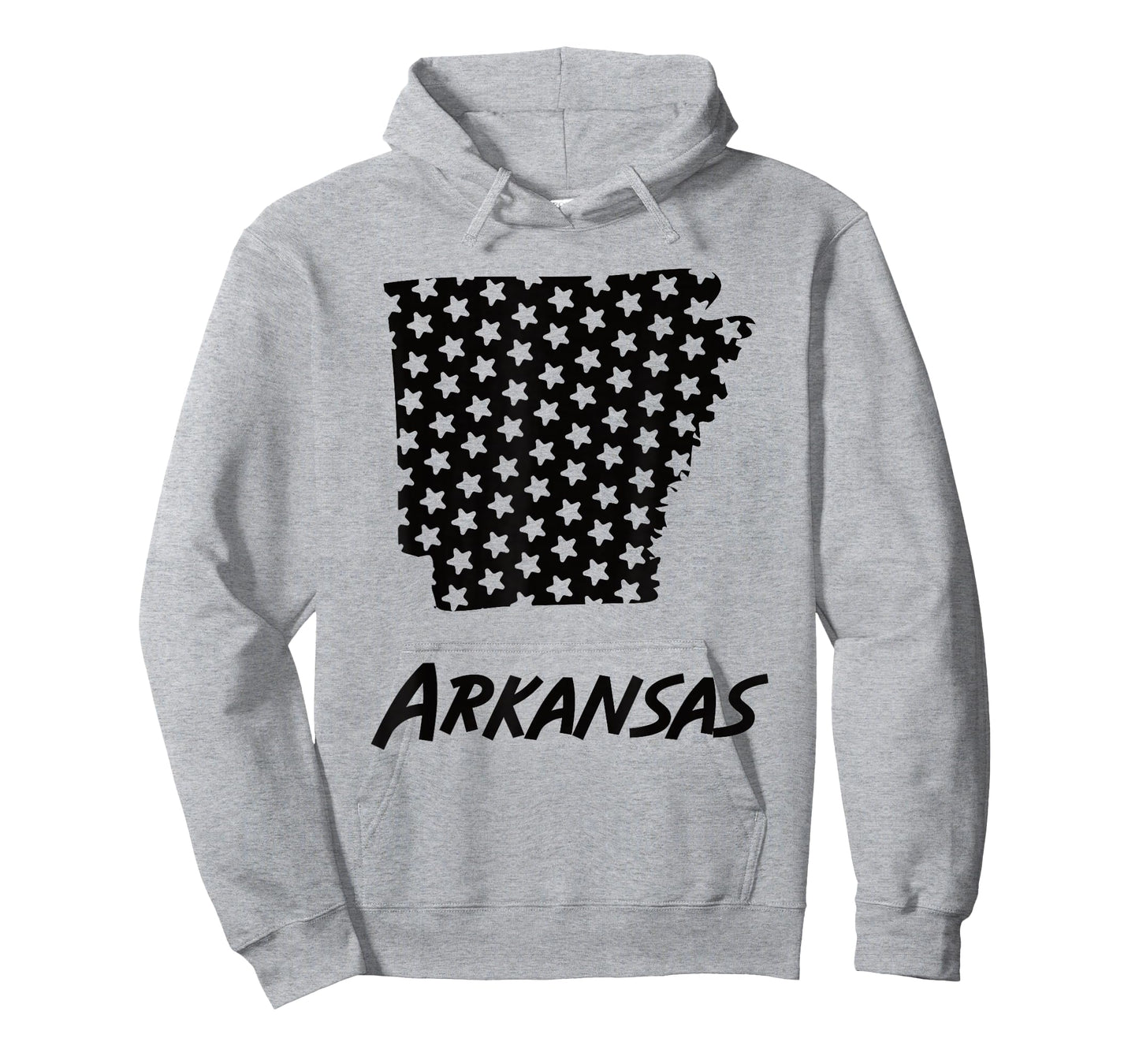 Arkansas USA State Outline Stars Vintage Retro Design T-Shirt