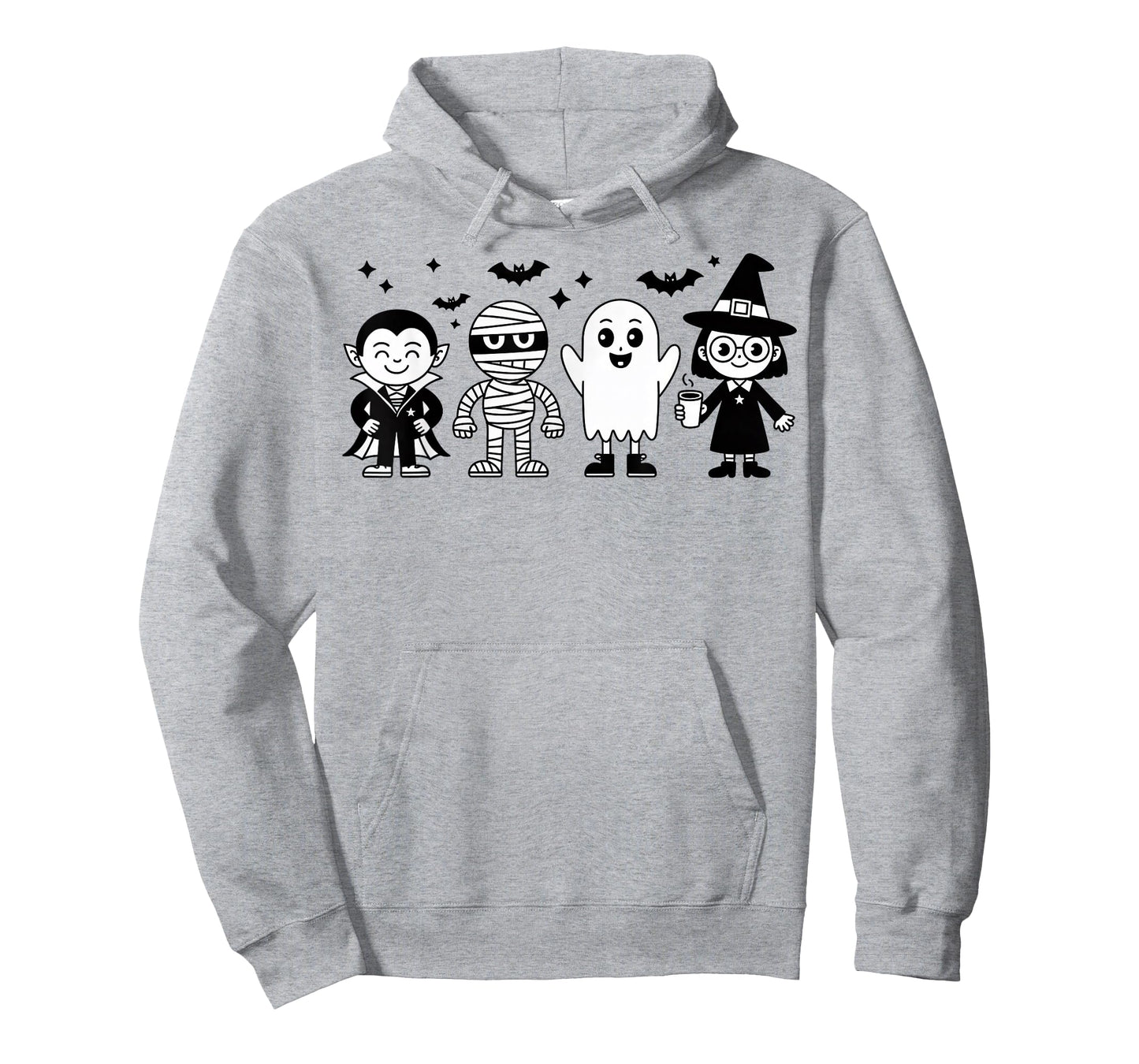 Cute Witch Ghost Mummy Vampire for Halloween T-Shirt