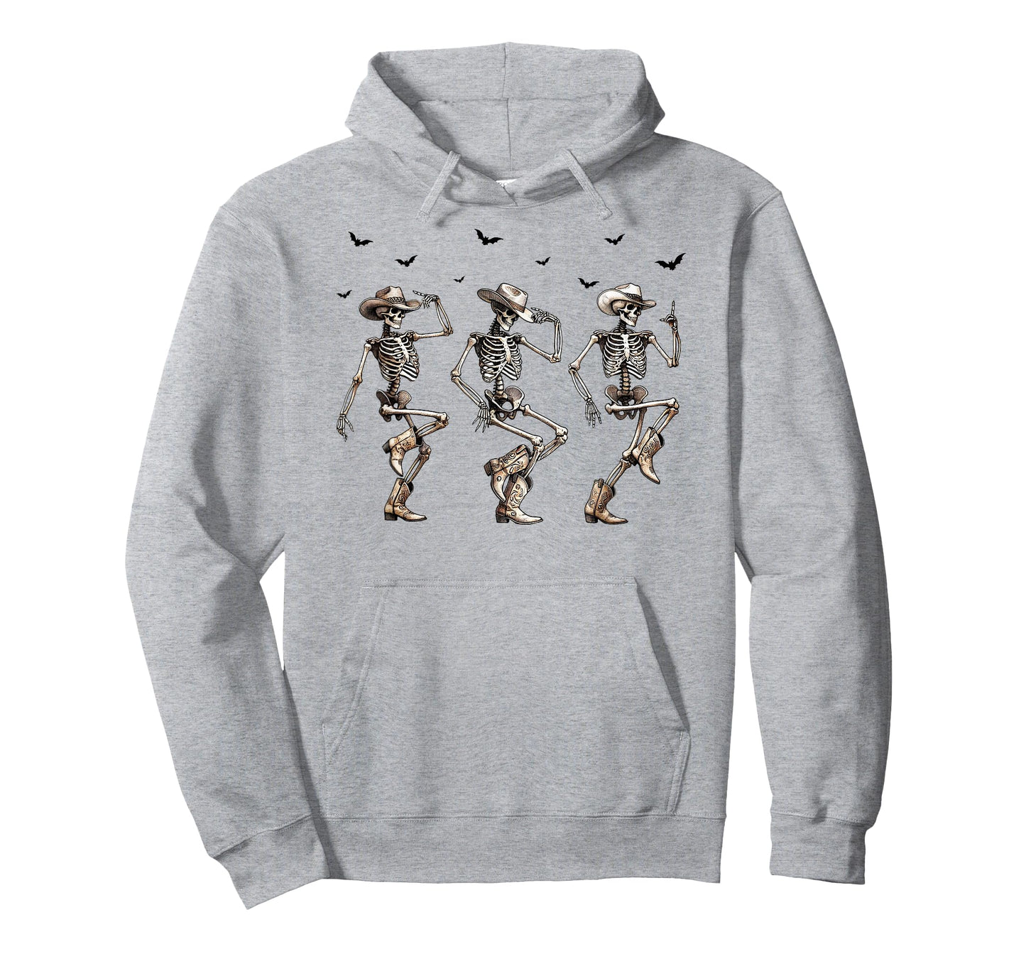 Cowboy Core, Dancing Skeletons, Country Cowgirl, Halloween T-Shirt