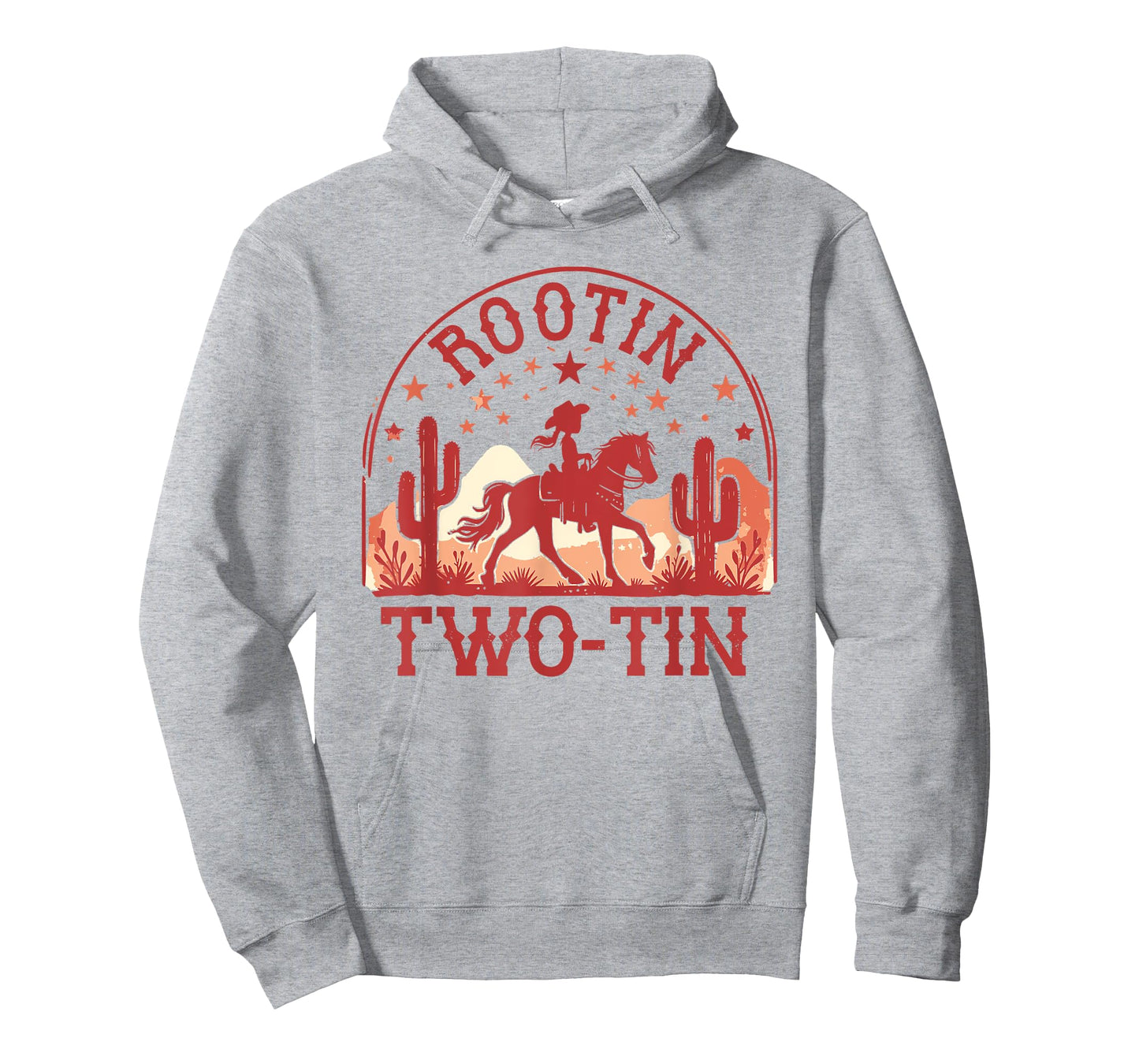 Rootin Two-tin 2nd Birthday Girl 2 Year Old Western Cowgirl T-Shirt