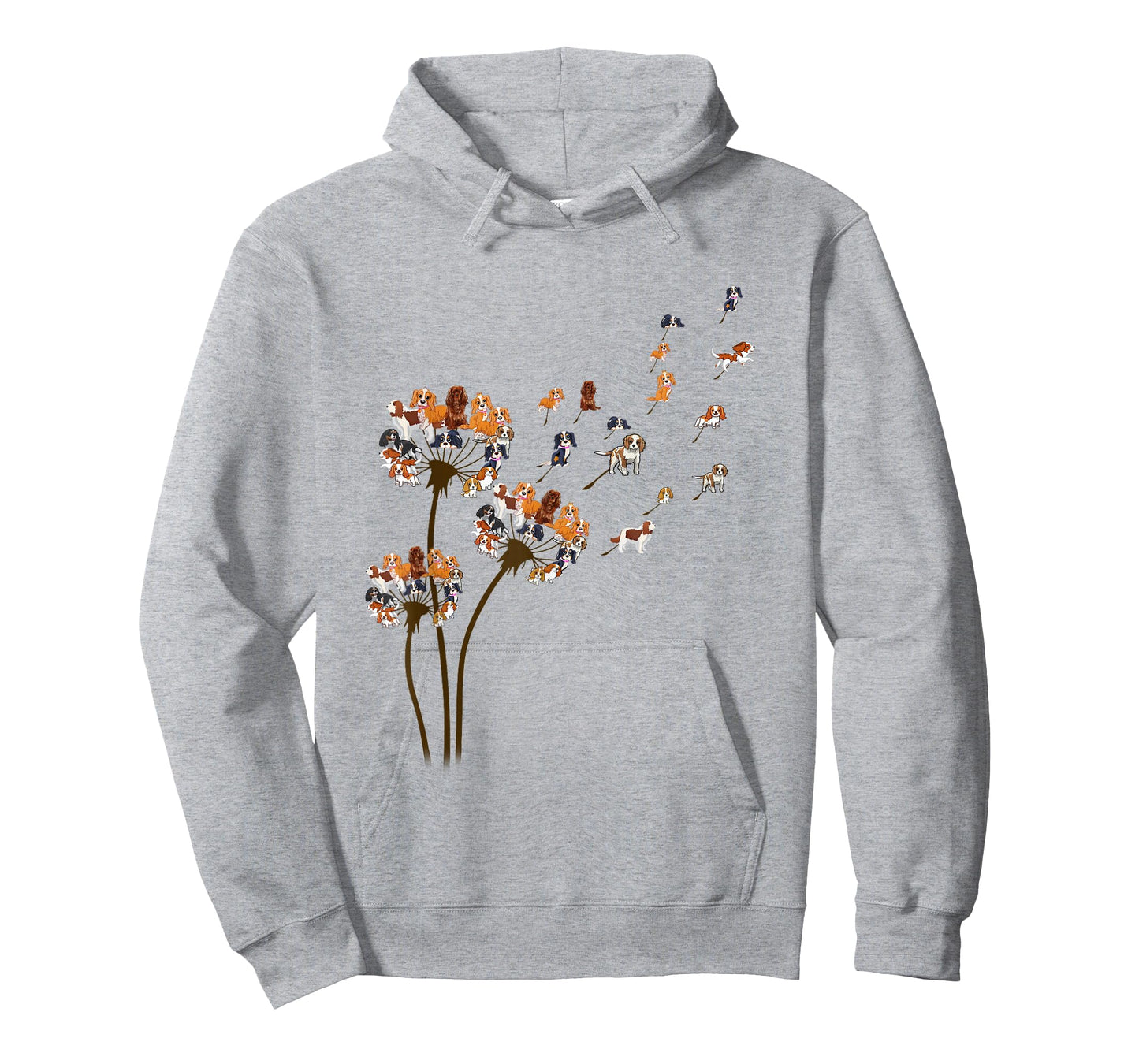 Cavalier King Charles Dandelion Funny Gift for Dog Lovers T-Shirt