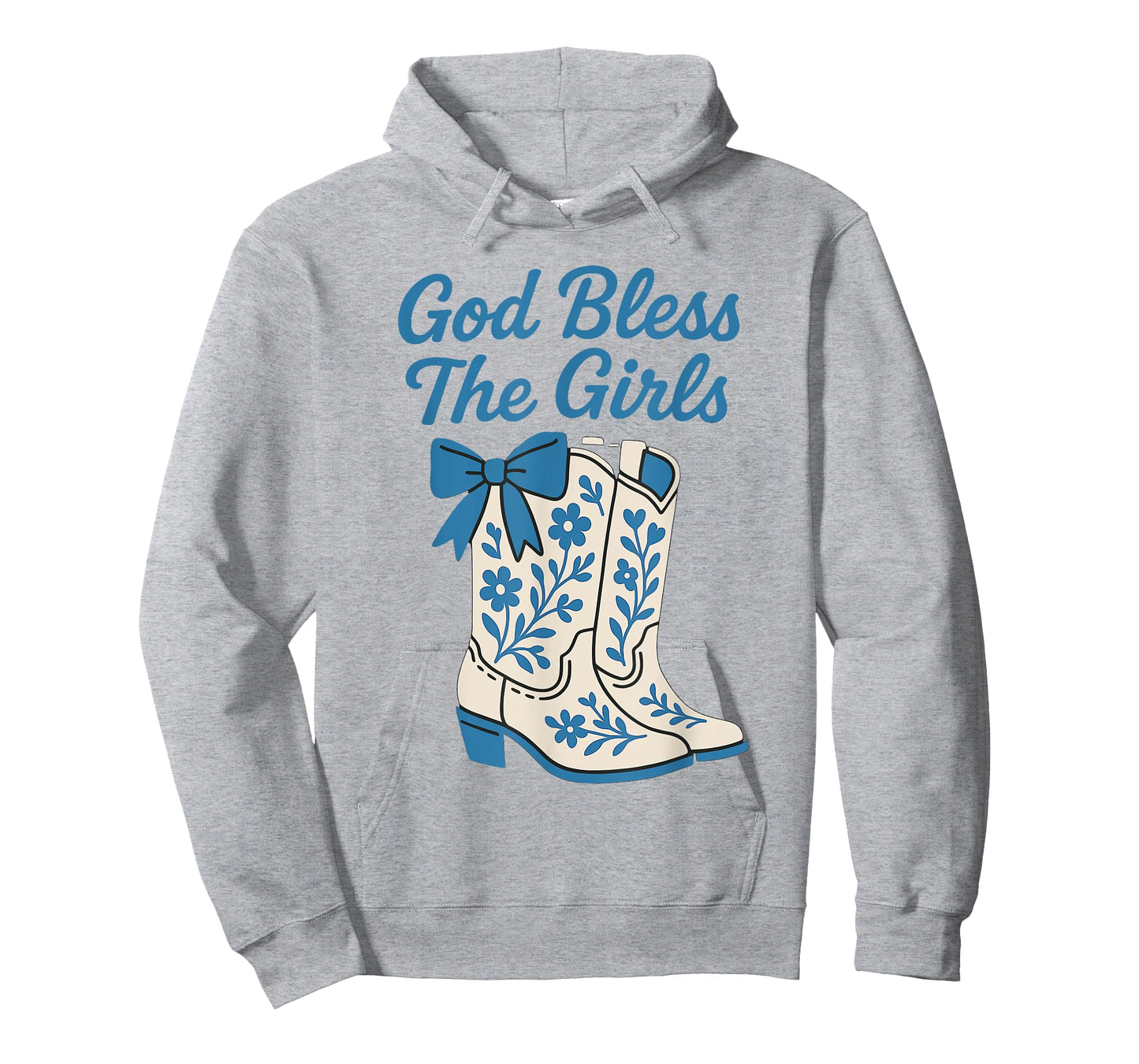 God Bless The Girls Western Cowgirl Boots Empowerment T-Shirt