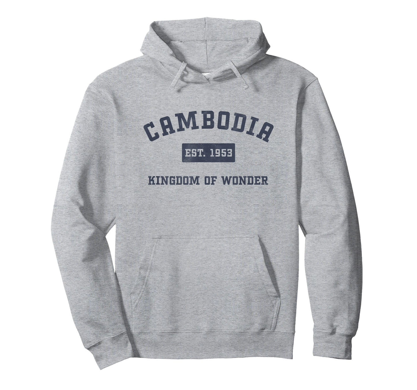 Varsity Script Khmer Kingdom of Wonder Cambodia T-Shirt