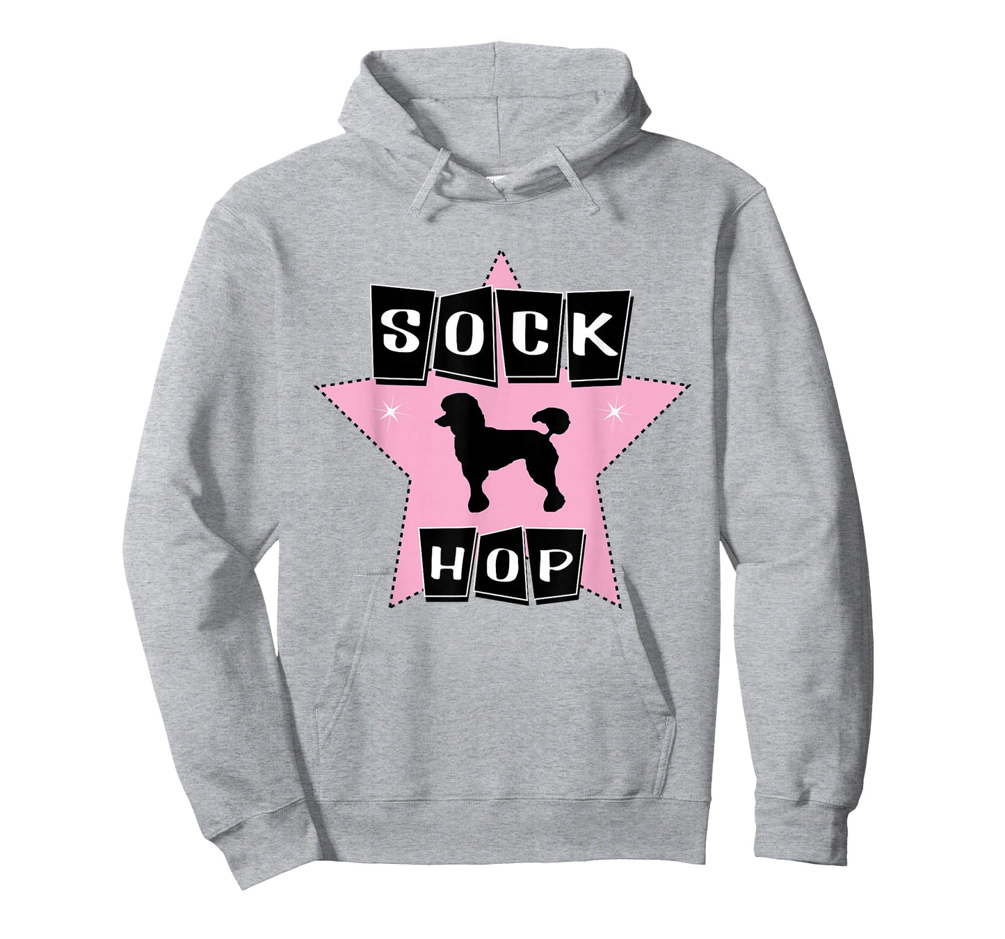 Poodle 1950s Sock Hop Dance Clothes Rock N Roll 50s Pink T-Shirt