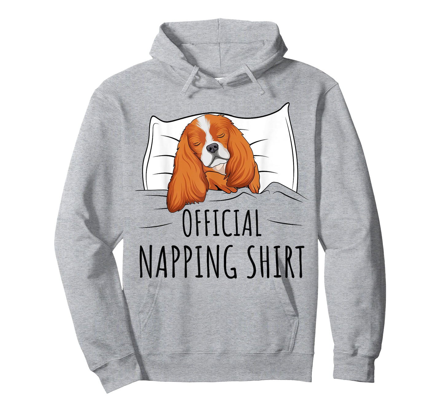 Sleeping Cavalier King Charles Spaniel Dog Official Napping T-Shirt