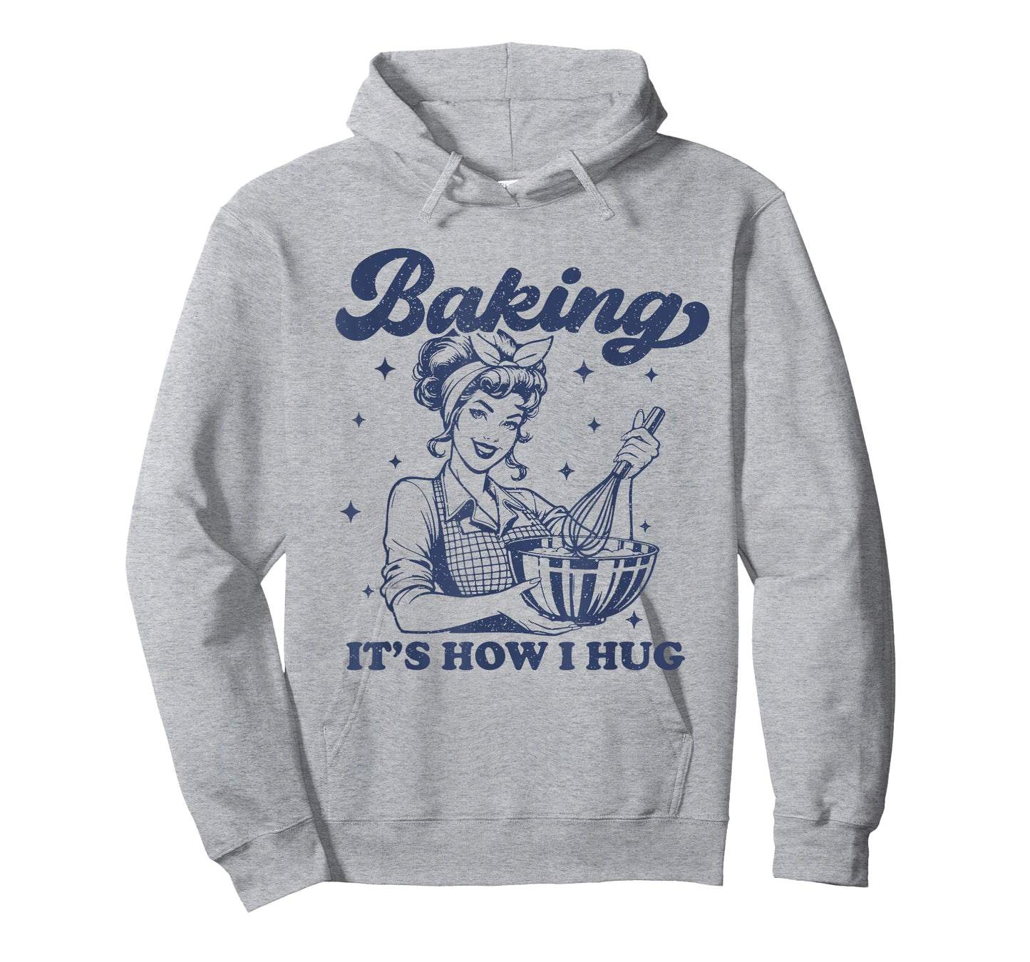 Retro Baking Tee For Women Bakers Baking Itโs How I Hug T-Shirt