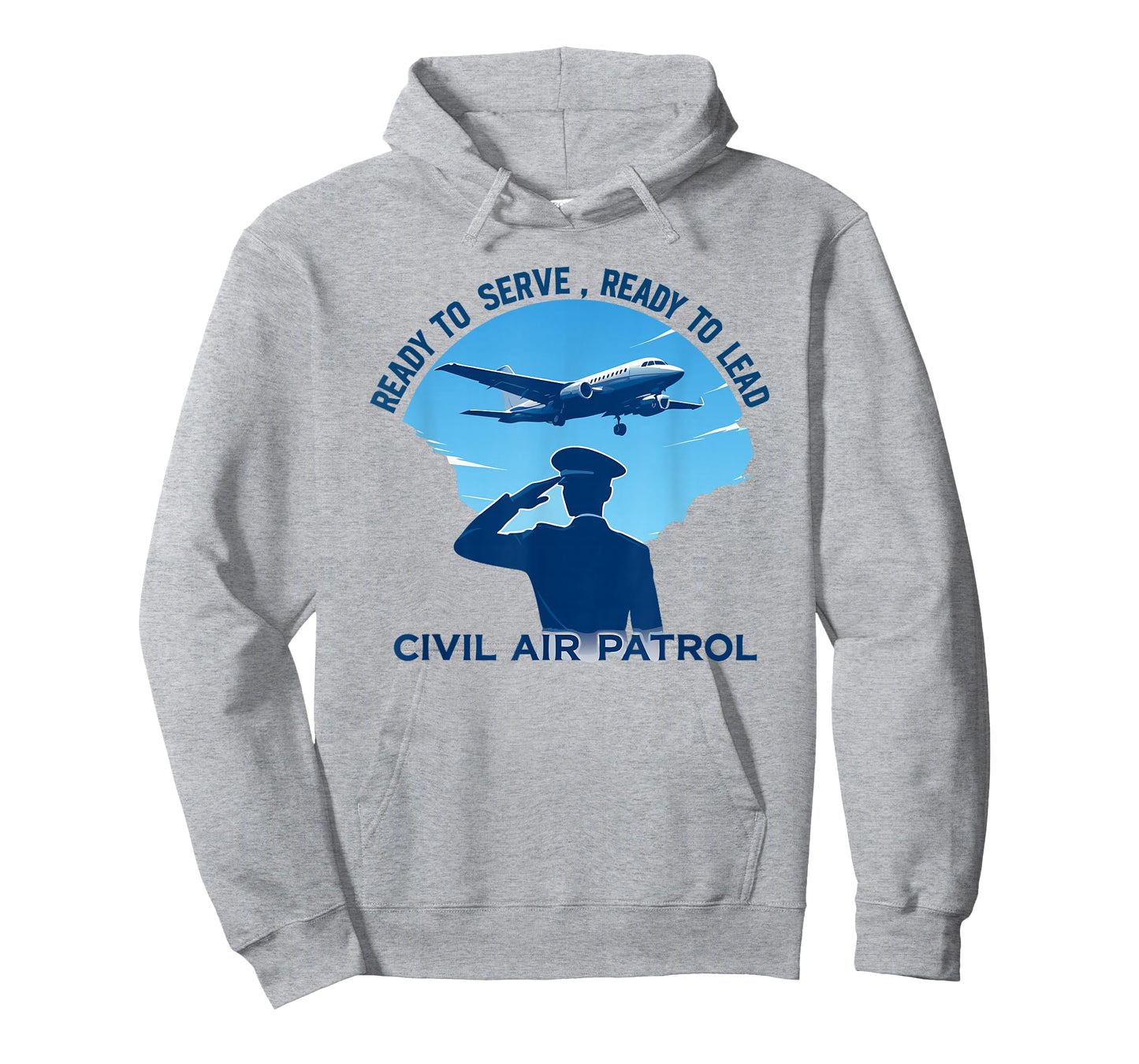 Ready to Serve Ready to Lead Civil Air Patrol Aviation T-Shirt