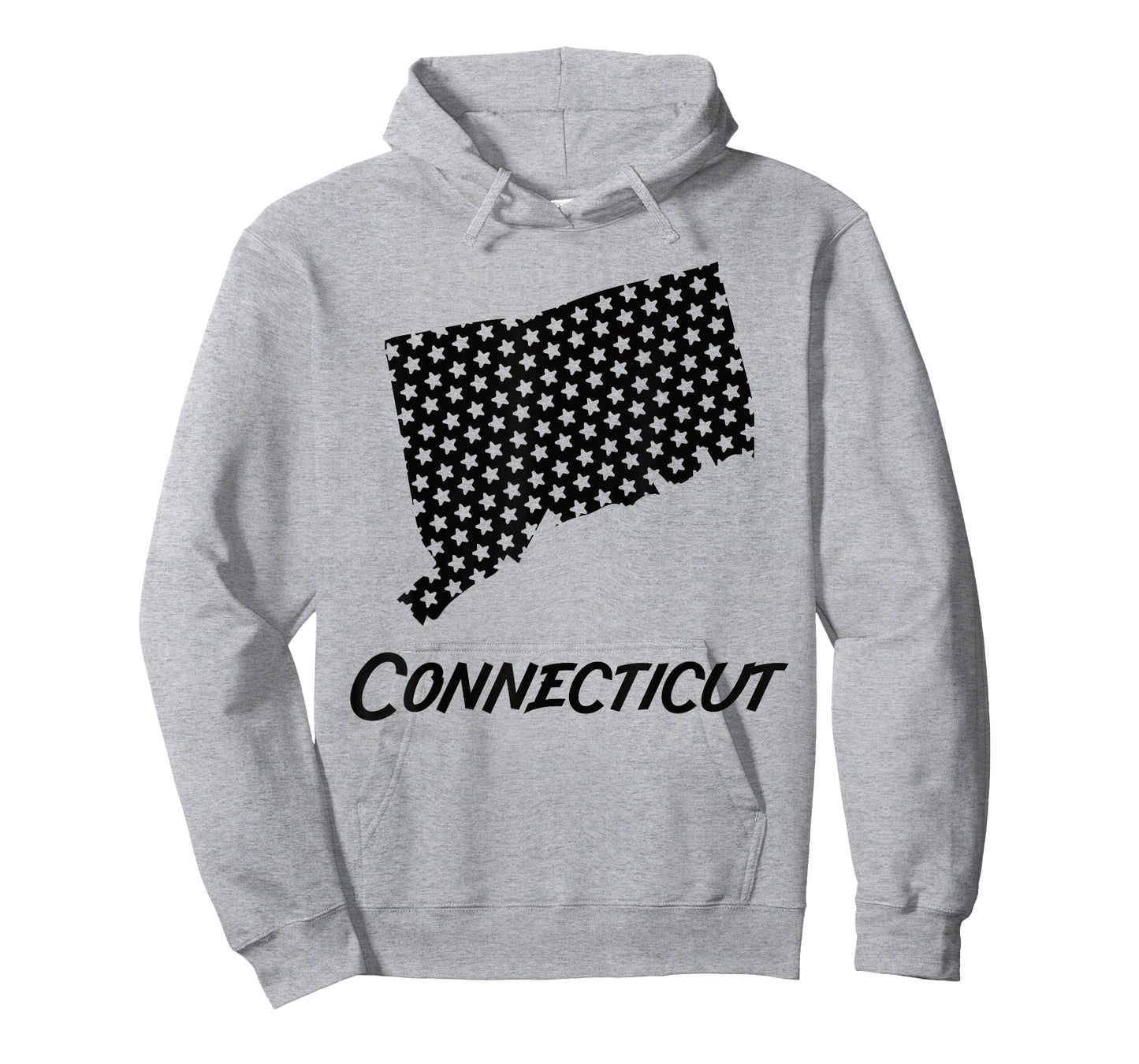 Connecticut USA State Outline Stars Vintage Retro Design T-Shirt