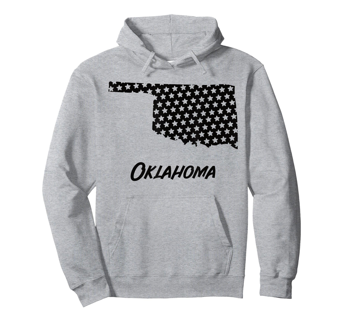 Oklahoma USA State Outline Stars Vintage Retro Design T-Shirt