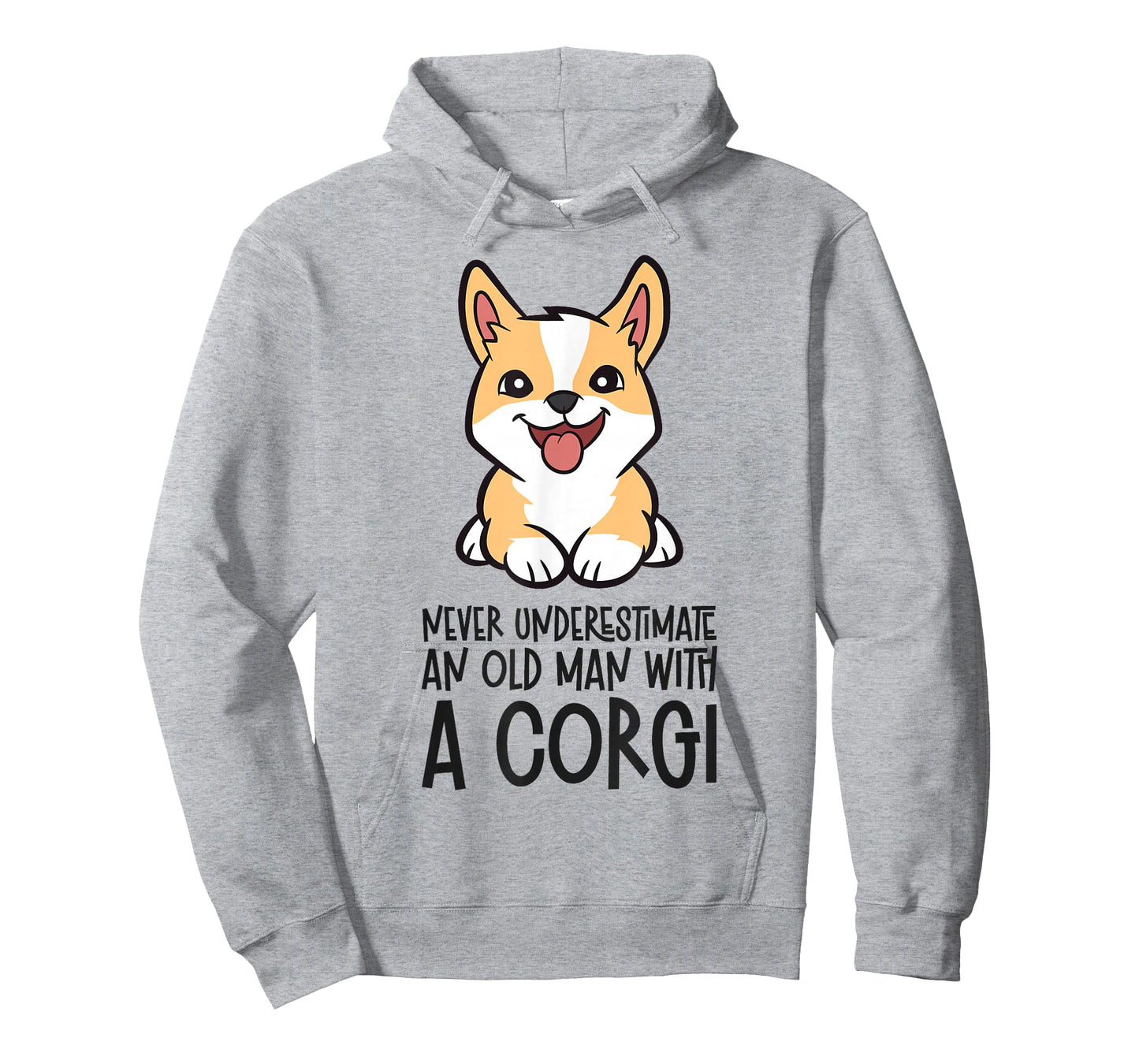 Never Underestimate An Old Man With A Corgi T-Shirt