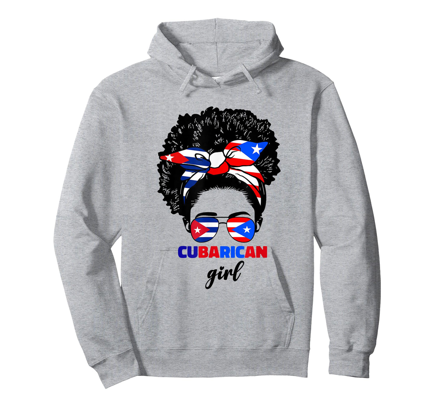 Half Cuban And Puerto Rican Rico Cuba Flag Cubarican Girl T-Shirt