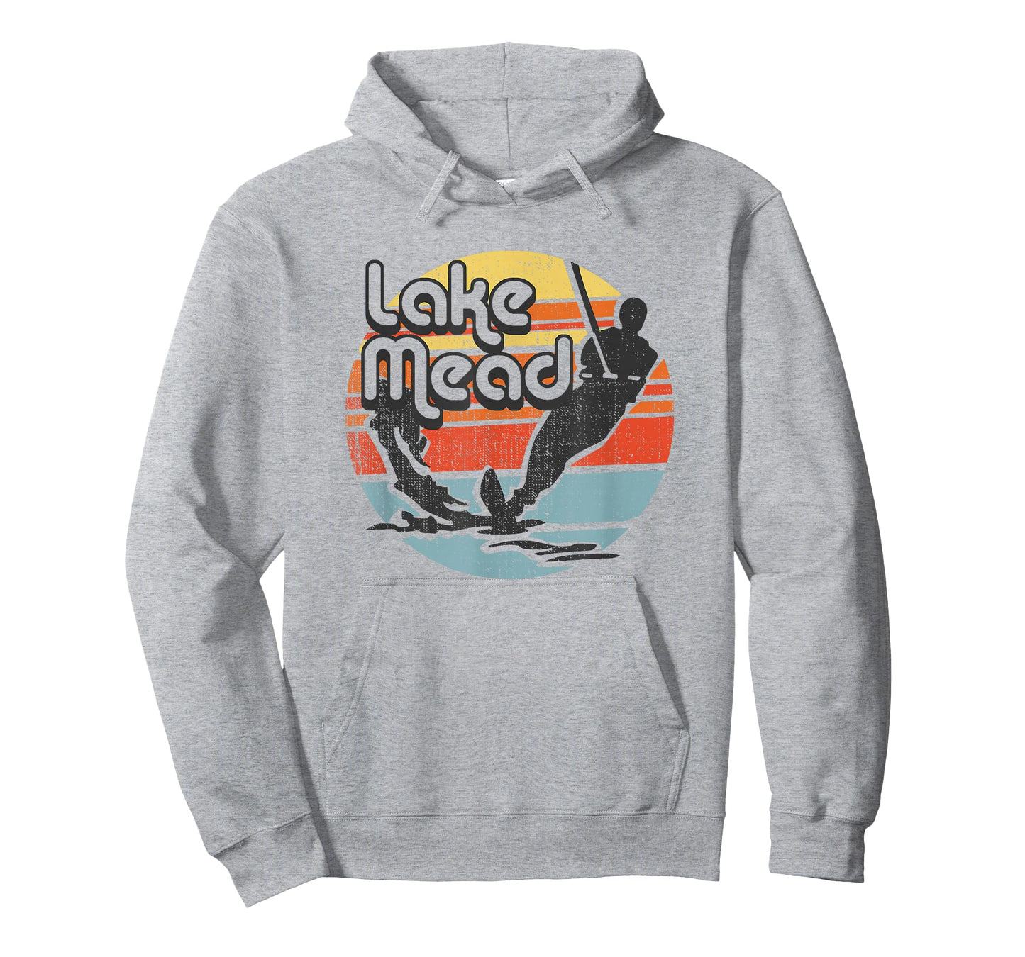 Lake Mead Nevada retro vintage waterskiing T-Shirt