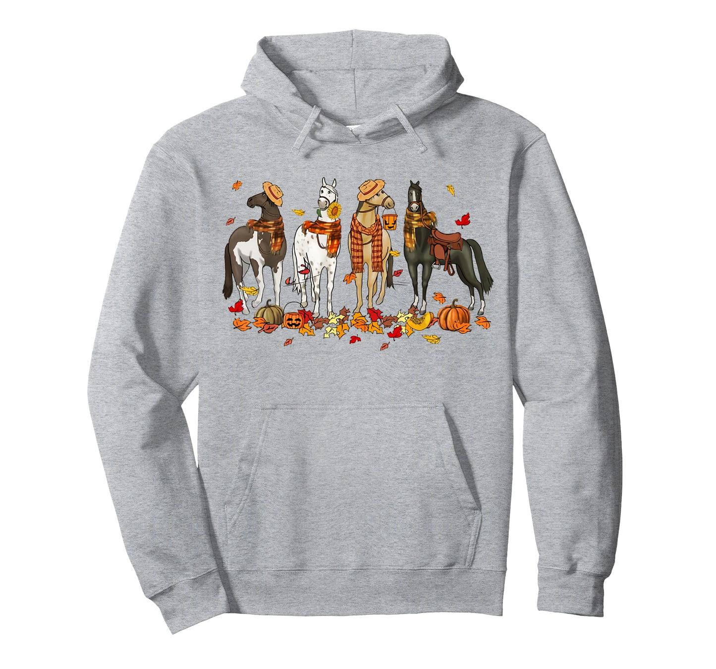 Vintage Fall Horse Pumpkin Season Thanksgiving Farmer T-Shirt