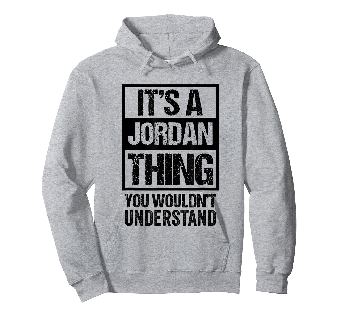 Fun Black Version It's A Jordan Thing Family Name Group Pic T-Shirt