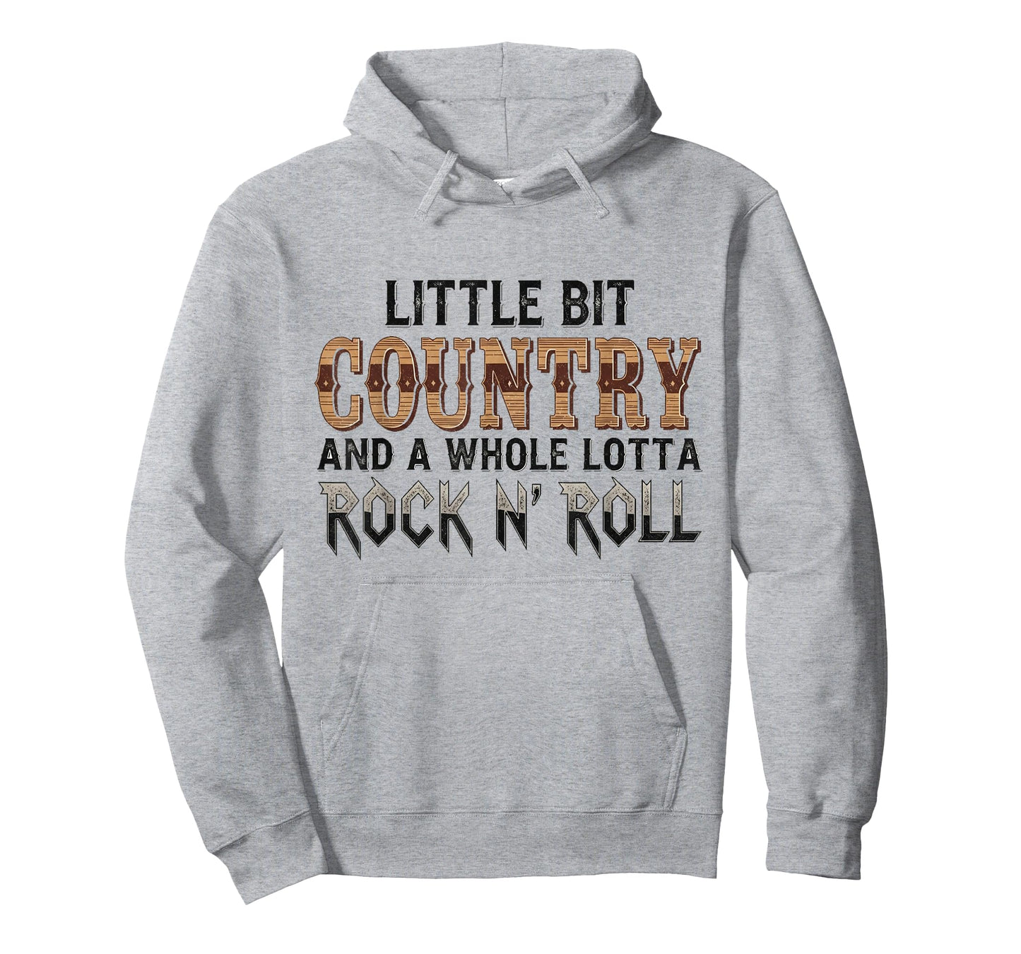 Little Bit Country Whole Lotta Rock nโ Roll T-Shirt