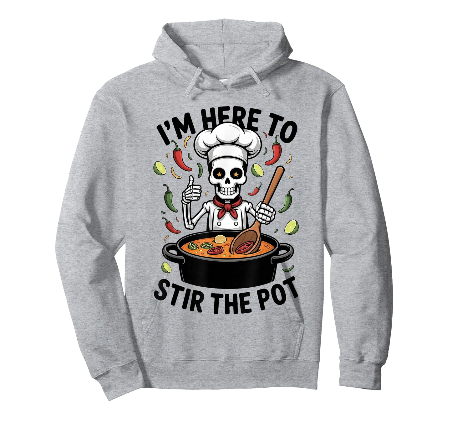 I'm Here to Stir The Pot Funny Cooking Lover Pun Men Women T-Shirt