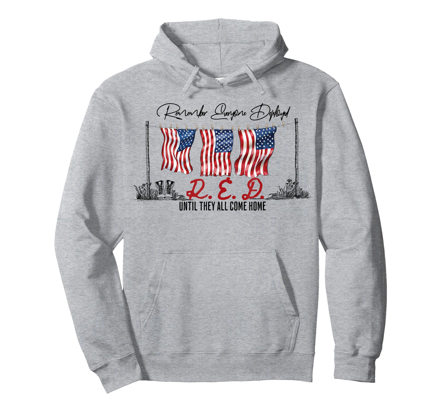 Red Friday Remember Everyone Deployed for Women Men Kid Wife T-Shirt
