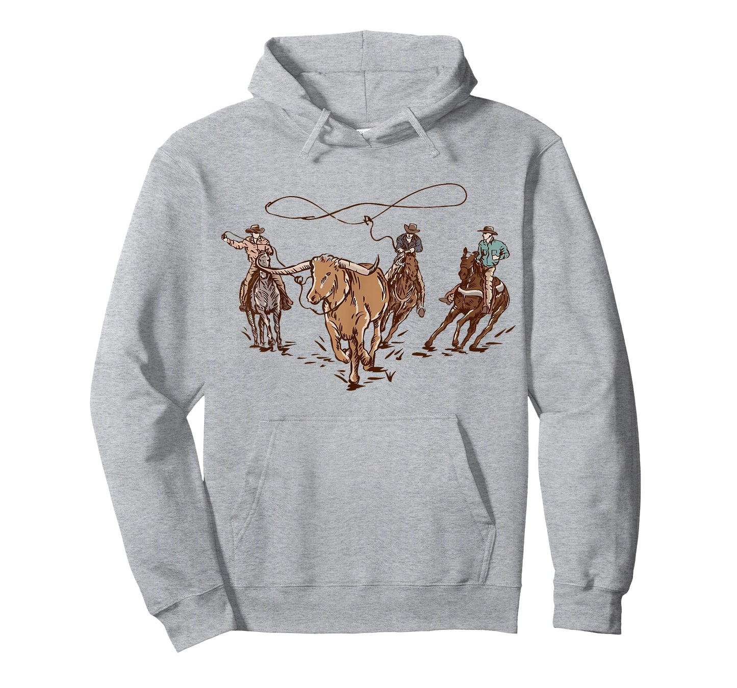 Vintage Cowboy Rodeo Bull Roping Western Country Ranching T-Shirt