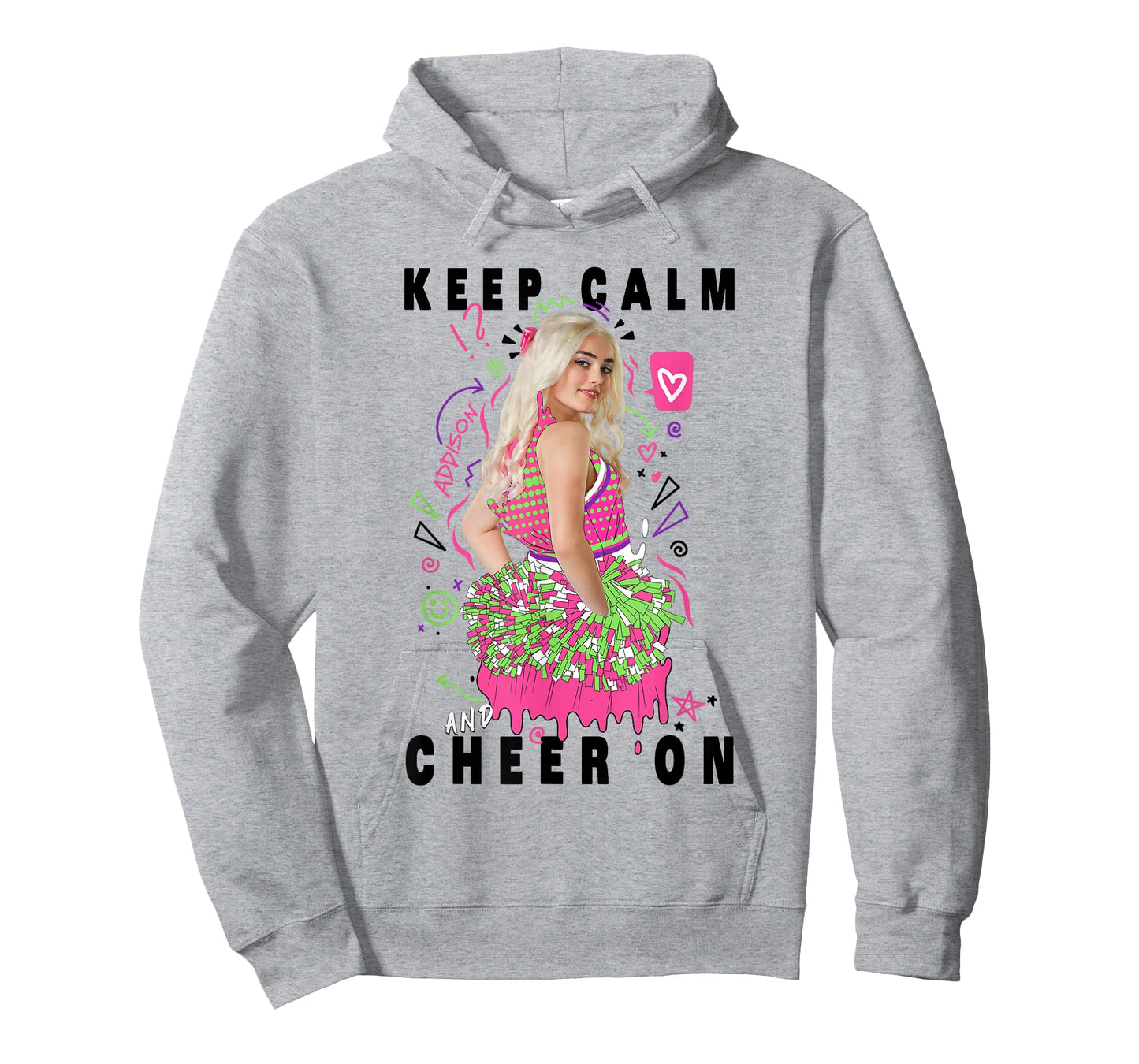 Disney Channel Zombies 2 Addison Keep Calm and Cheer On T-Shirt