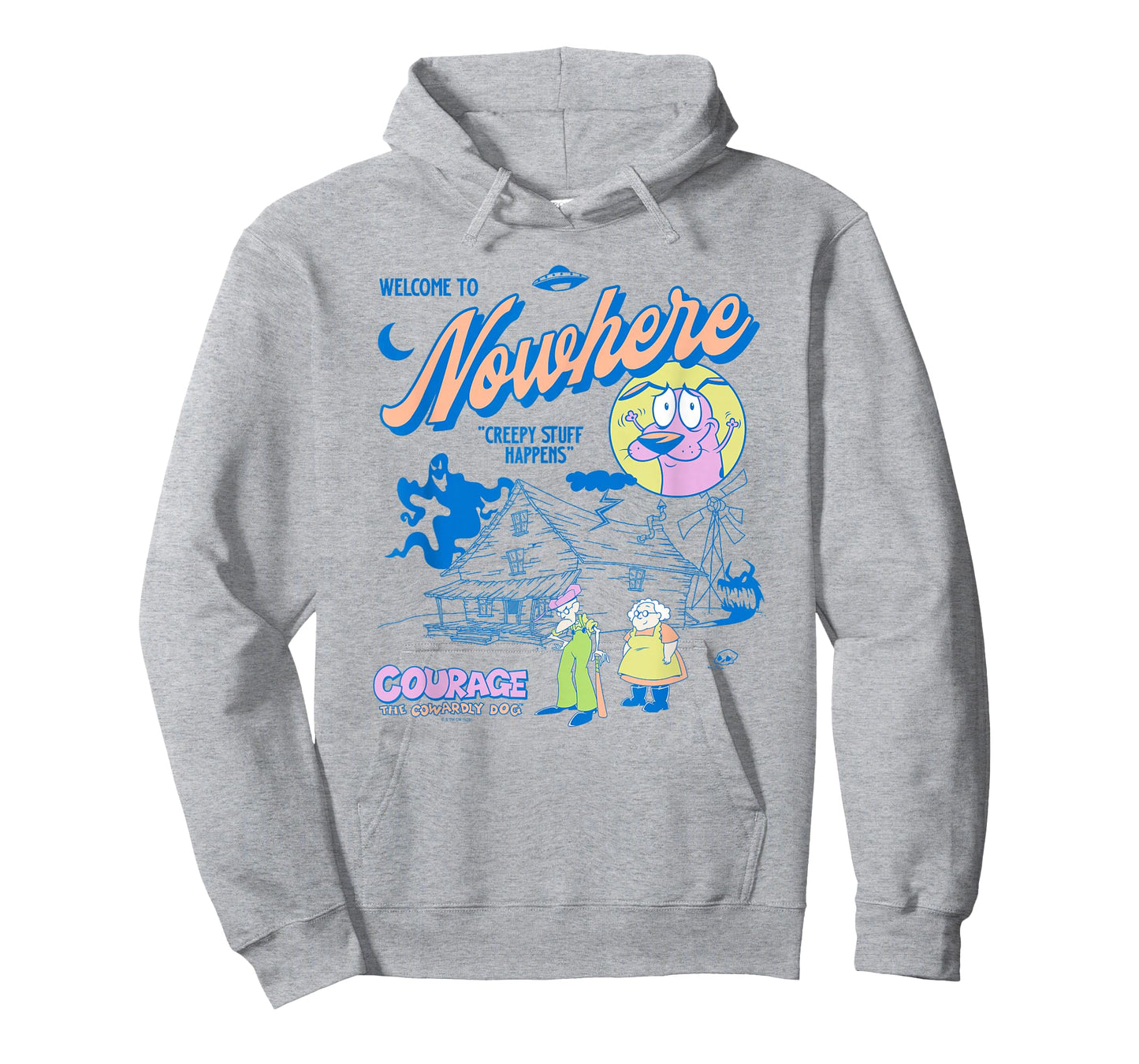 Courage The Cowardly Dog Welcome to Nowhere Cartoon T-Shirt