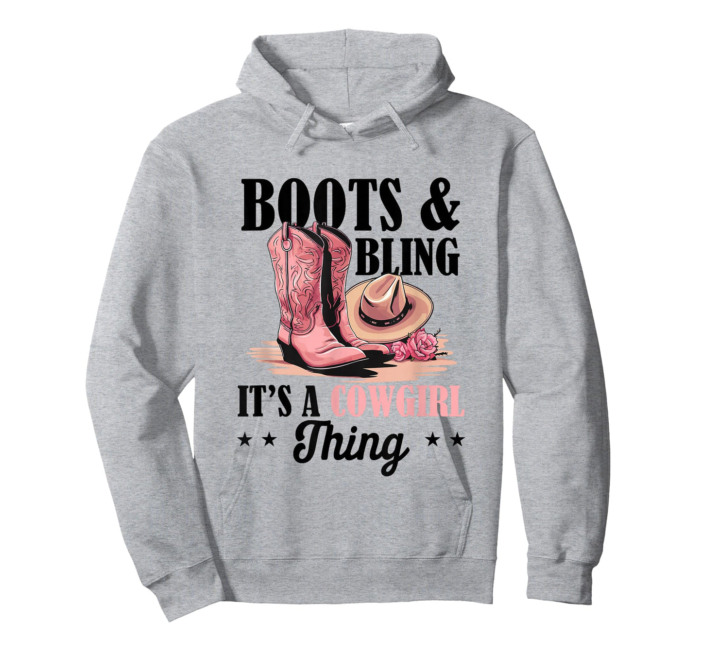 Rodeo Western Country Southern Cowgirl hat - Boots & Bling T-Shirt