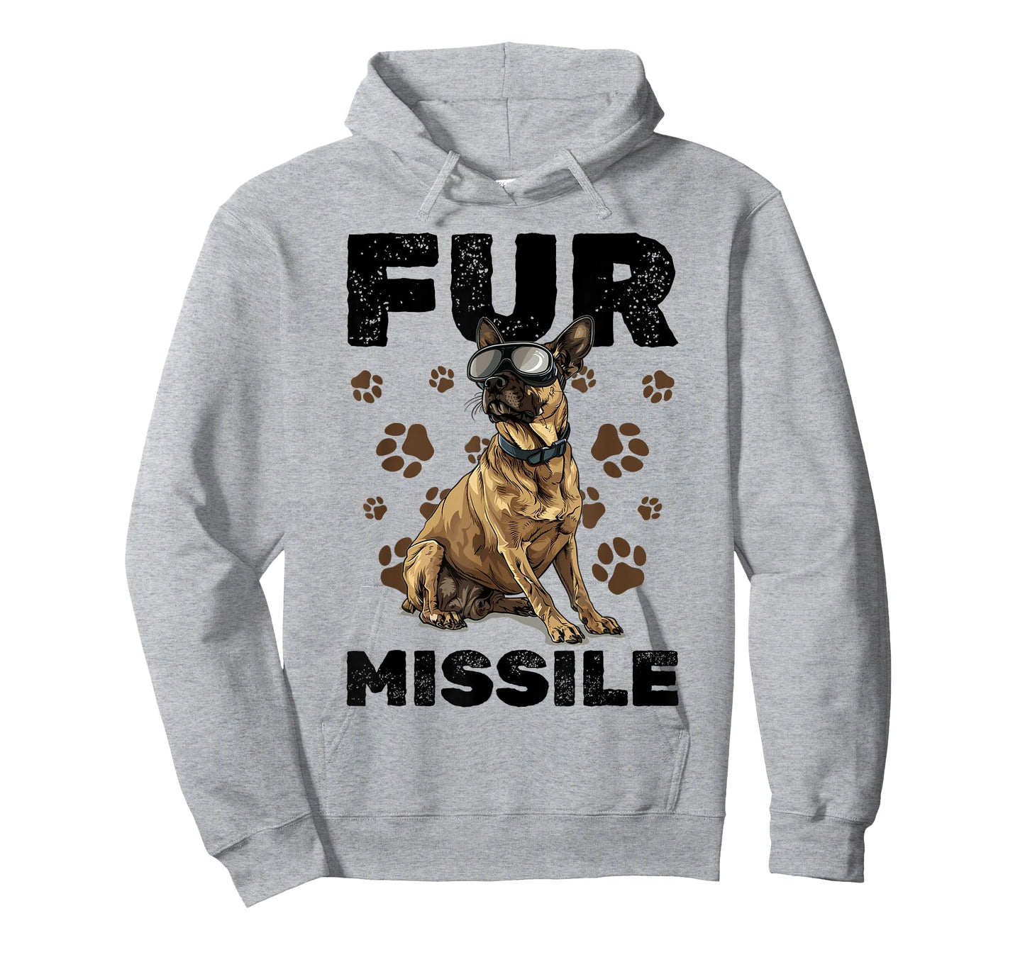 Belgian Malinois Dog Breed Fur Missile T-Shirt